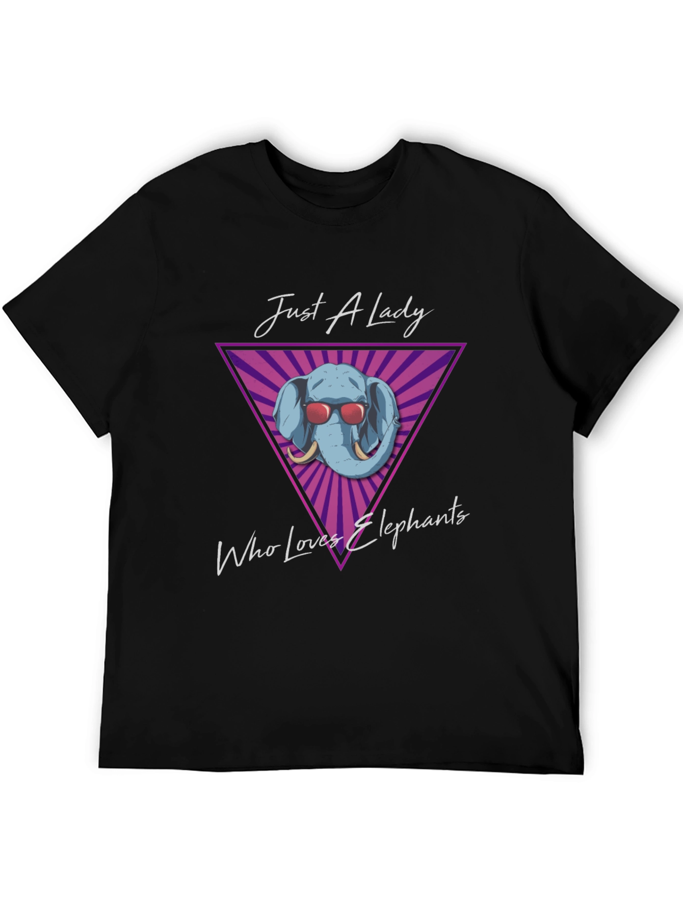Just A Lady Who Loves Elephants T-Shirt