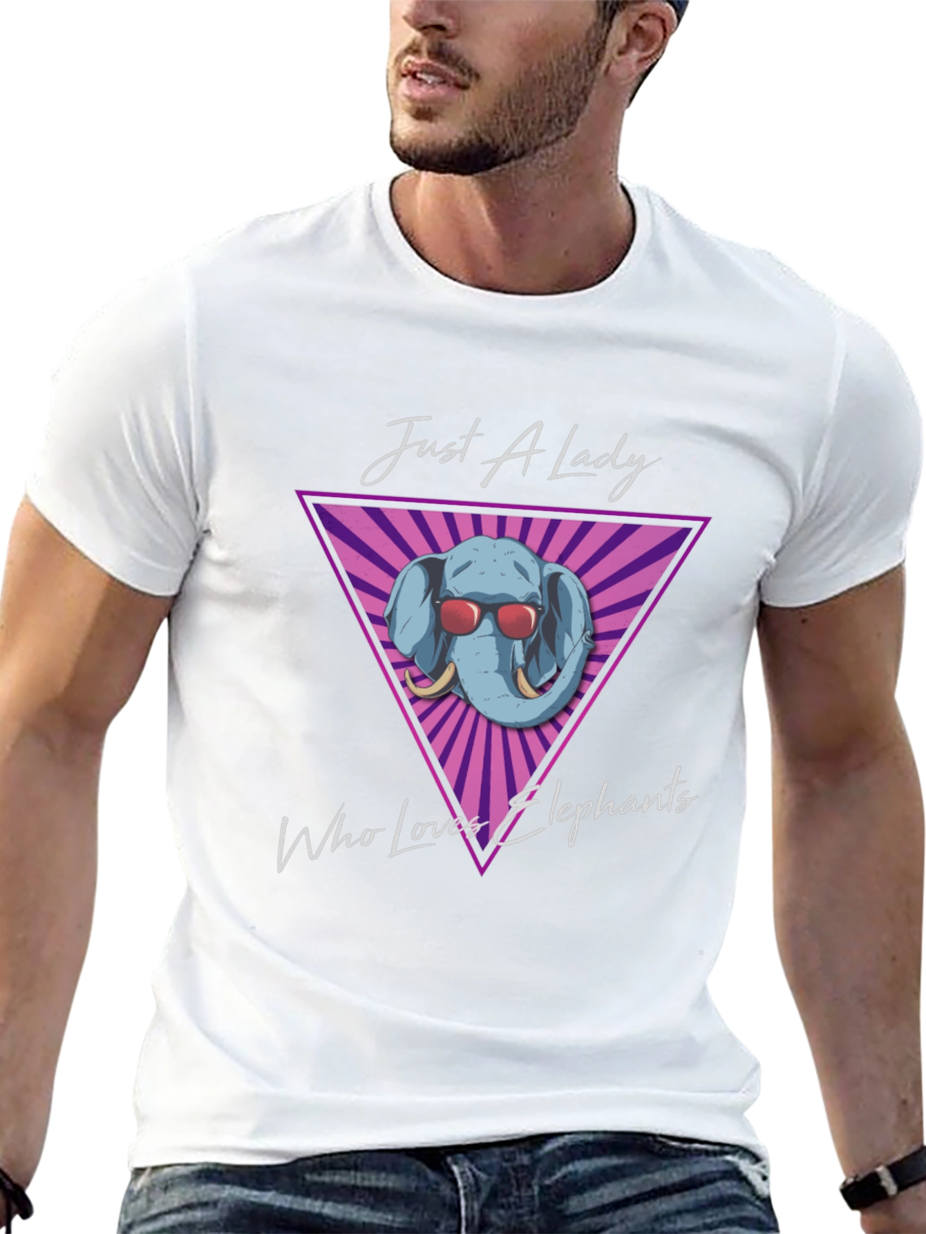 Just A Lady Who Loves Elephants T-Shirt