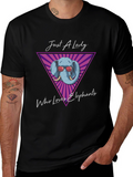Just A Lady Who Loves Elephants T-Shirt