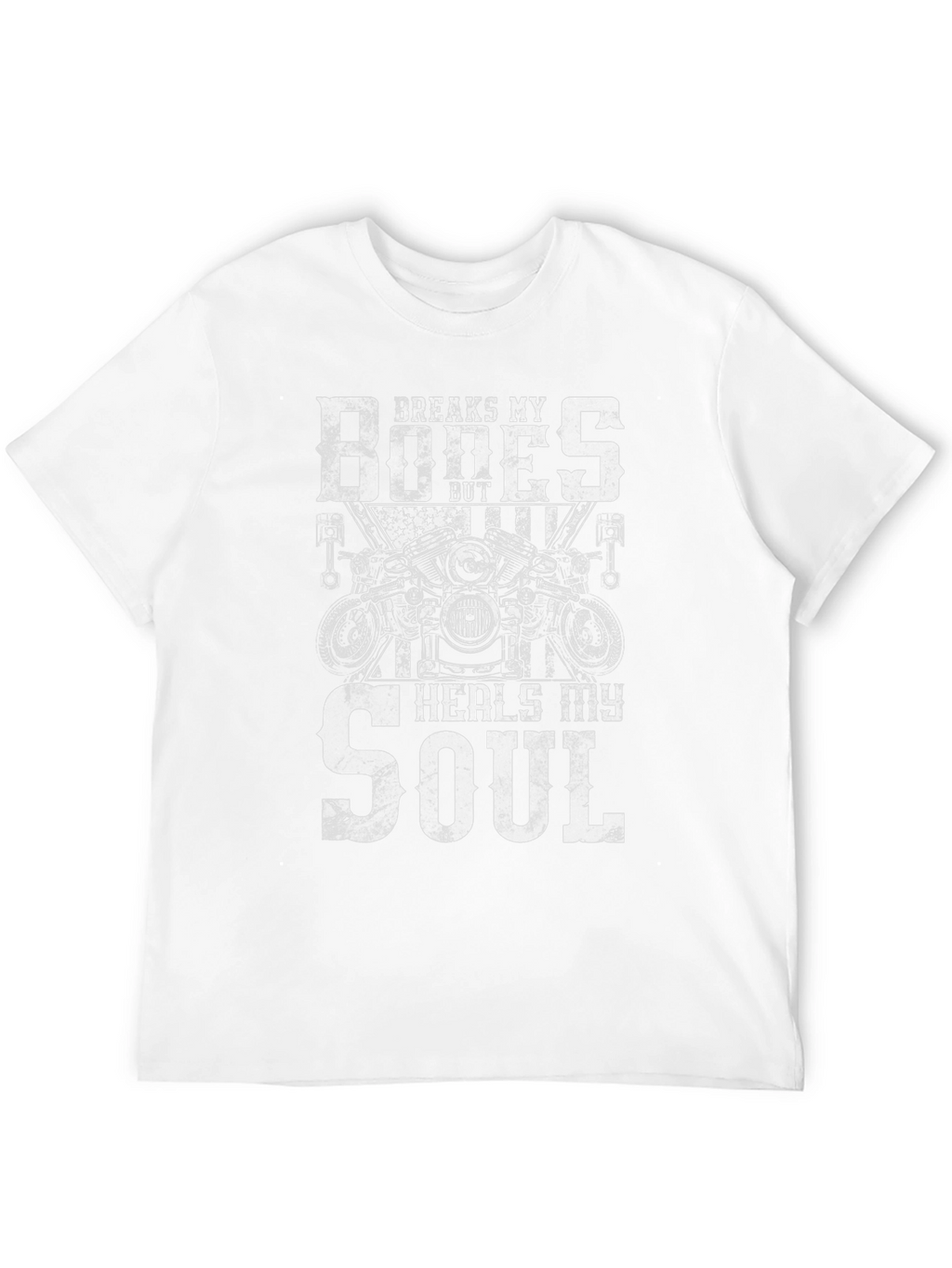 Breaks My Bones Heals My Soul Biker T-Shirt