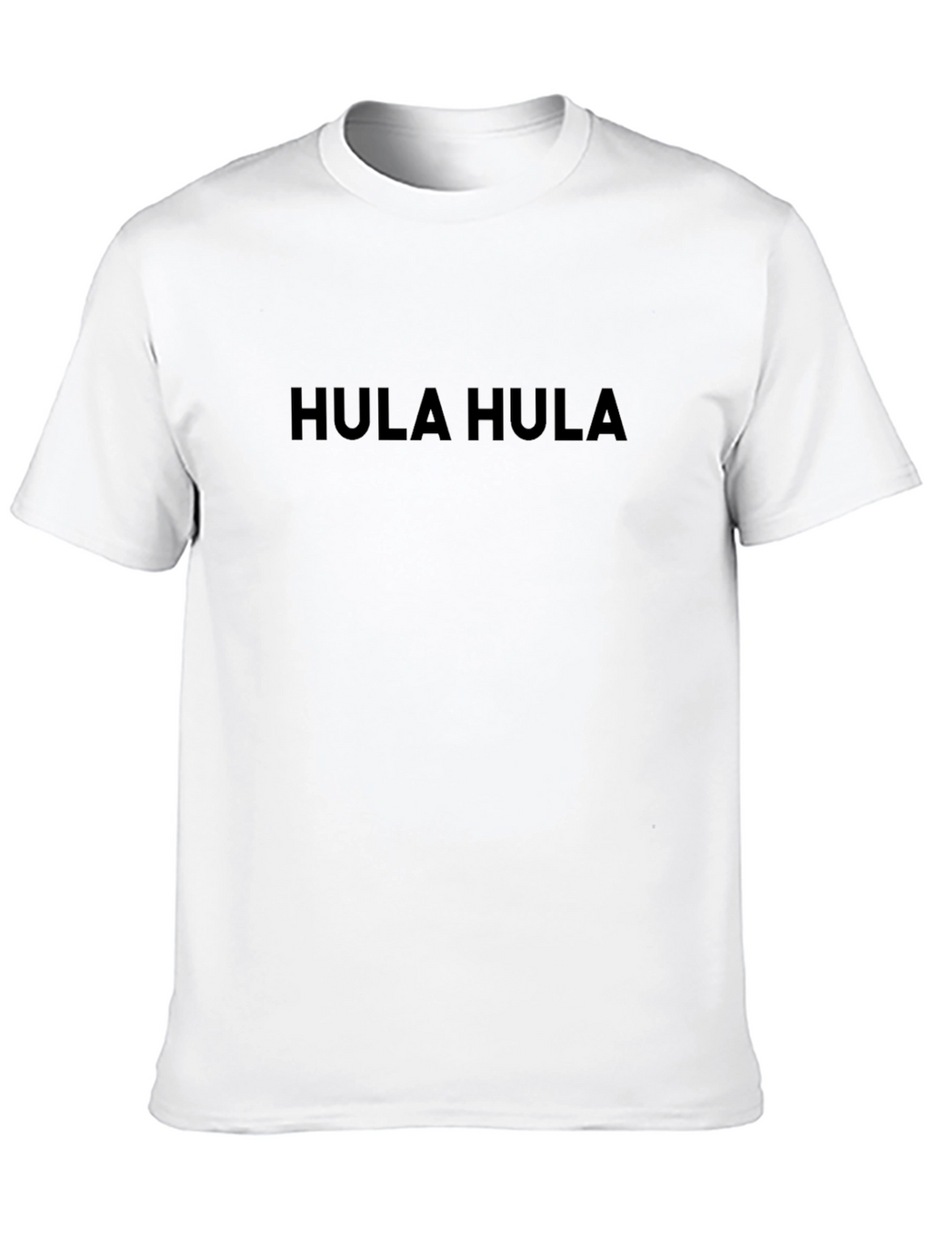 Hula Hula Black Graphic Tee Casual Everyday Wear