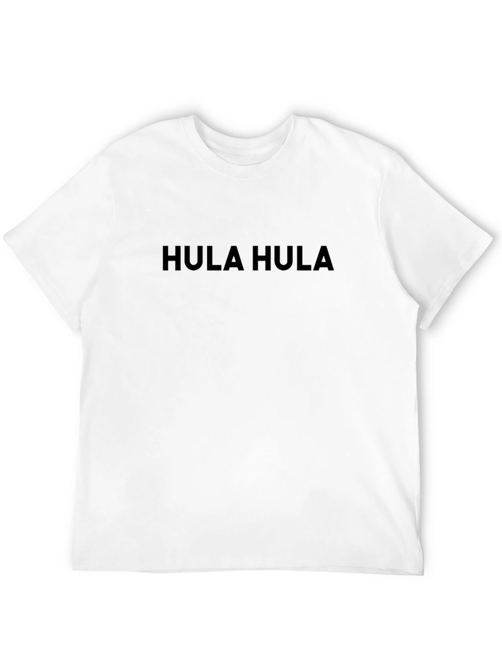 Hula Hula Black Graphic Tee Casual Everyday Wear