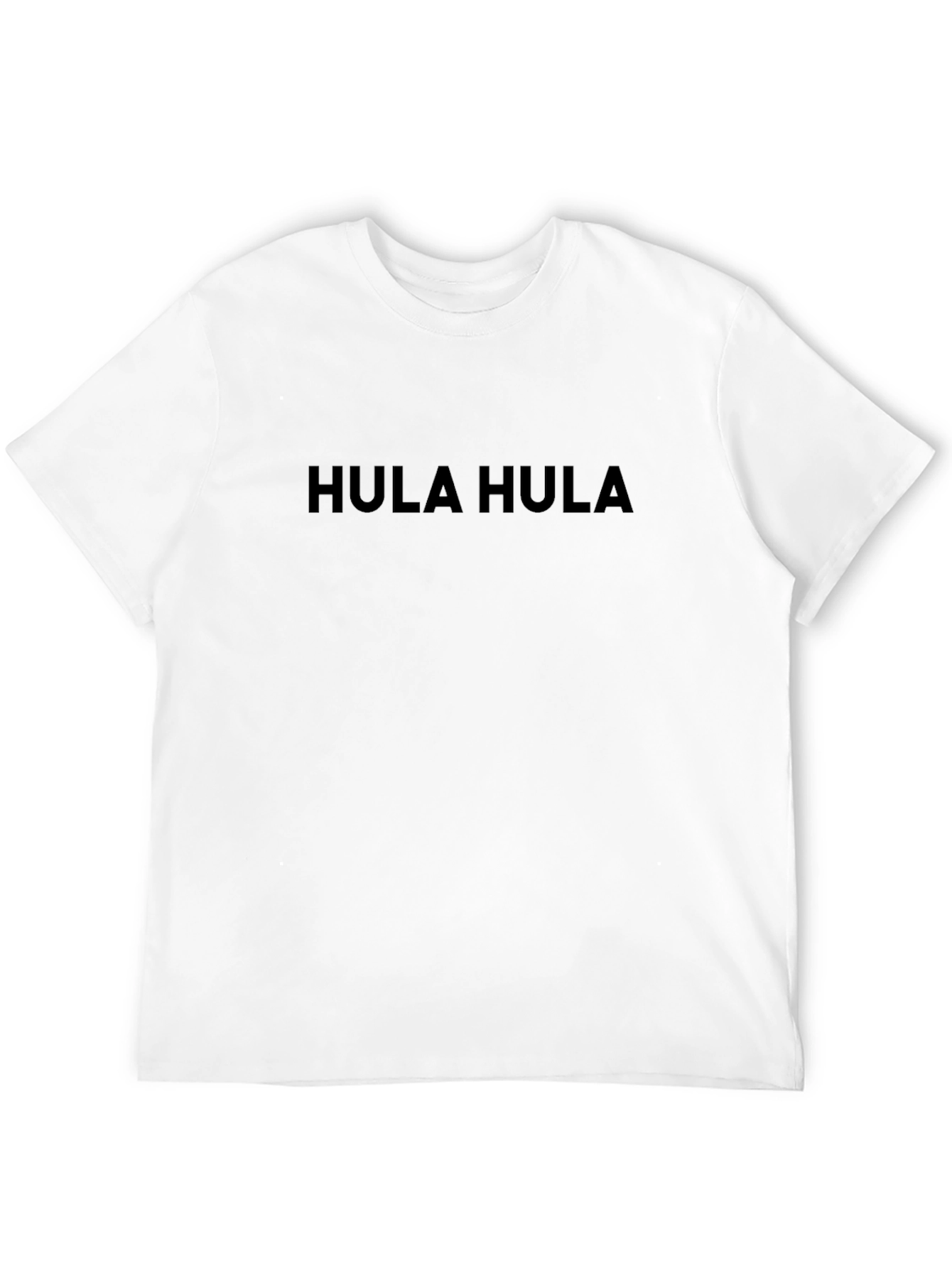 Hula Hula Black Graphic Tee Casual Everyday Wear