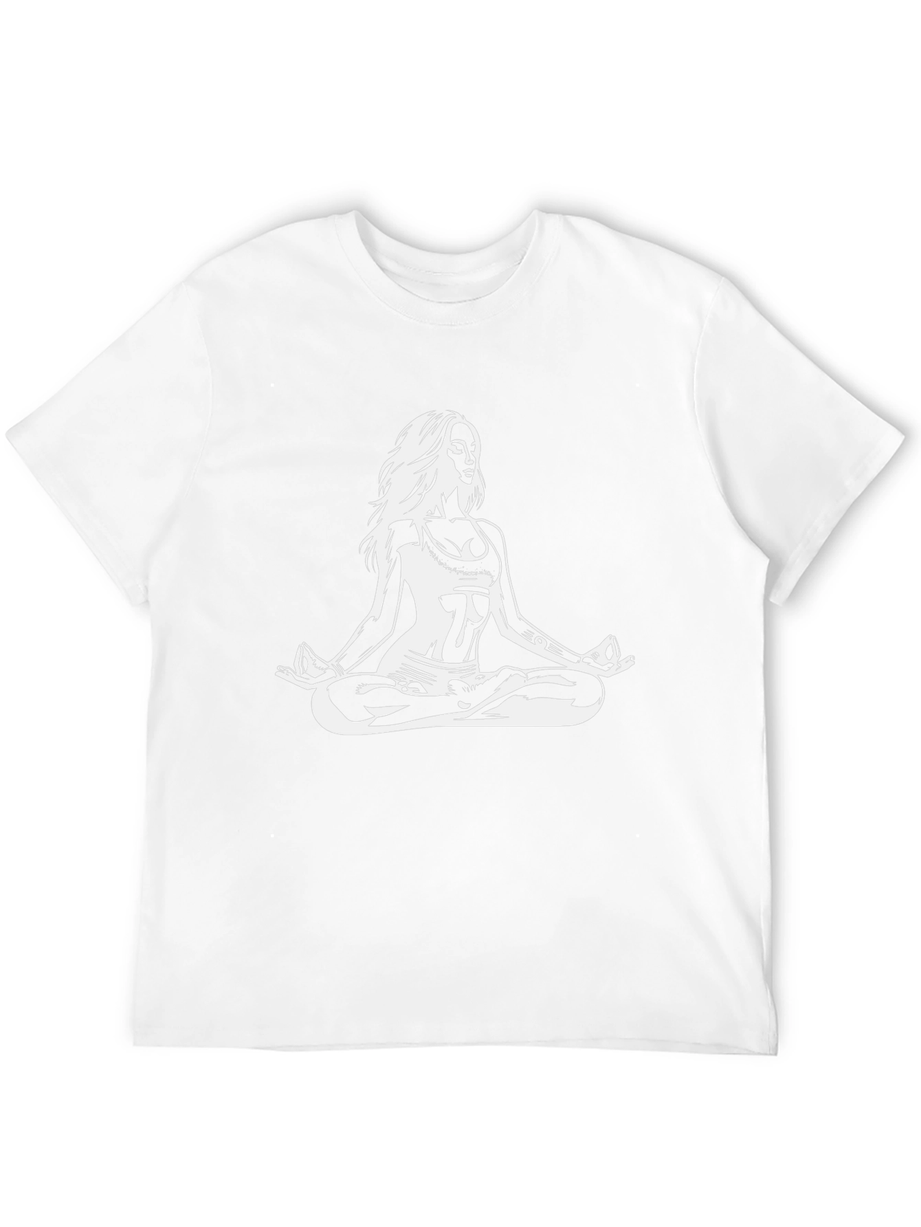 Yoga Meditation Graphic T-Shirt - Black