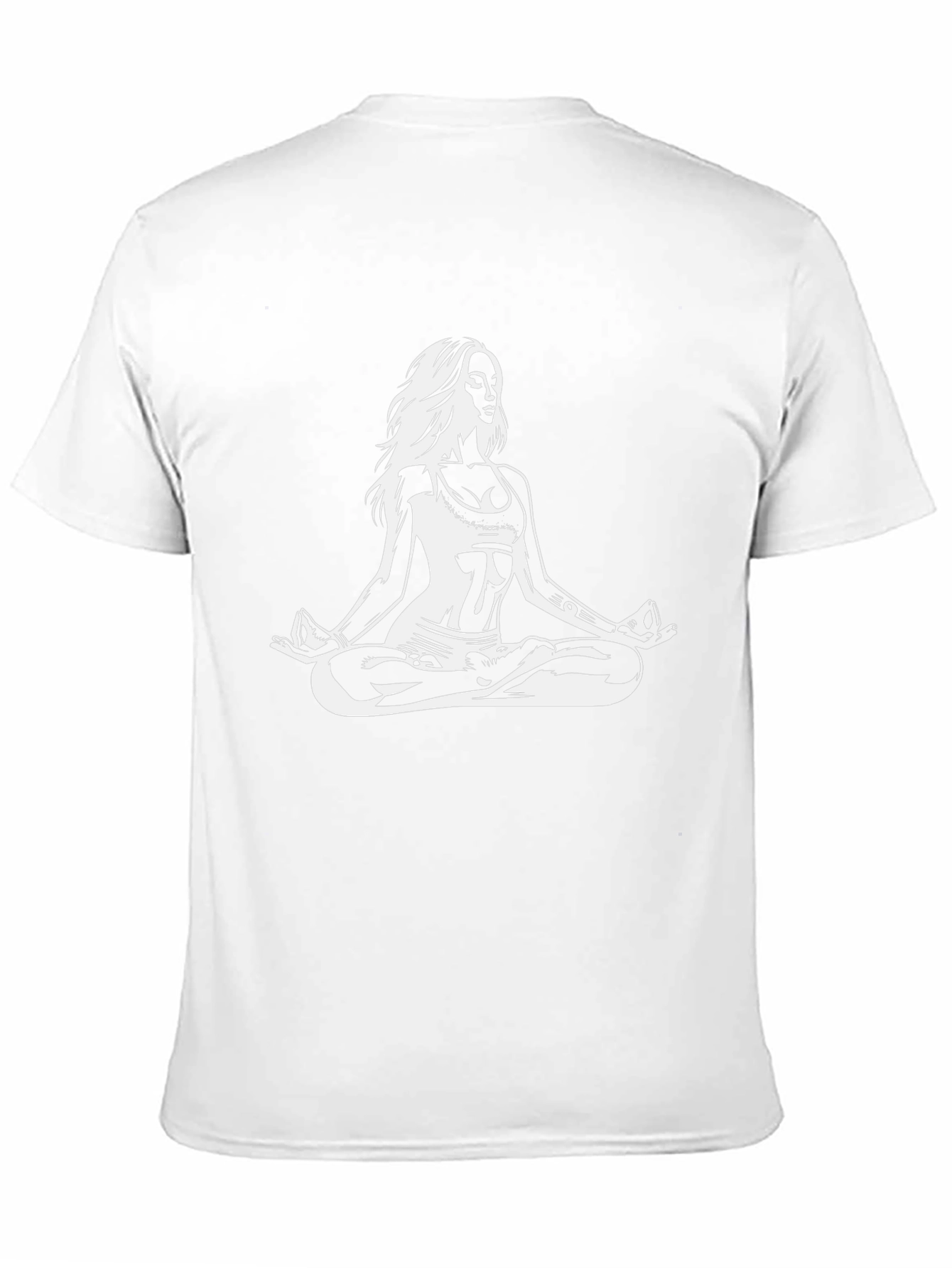 Yoga Meditation Graphic T-Shirt - Black