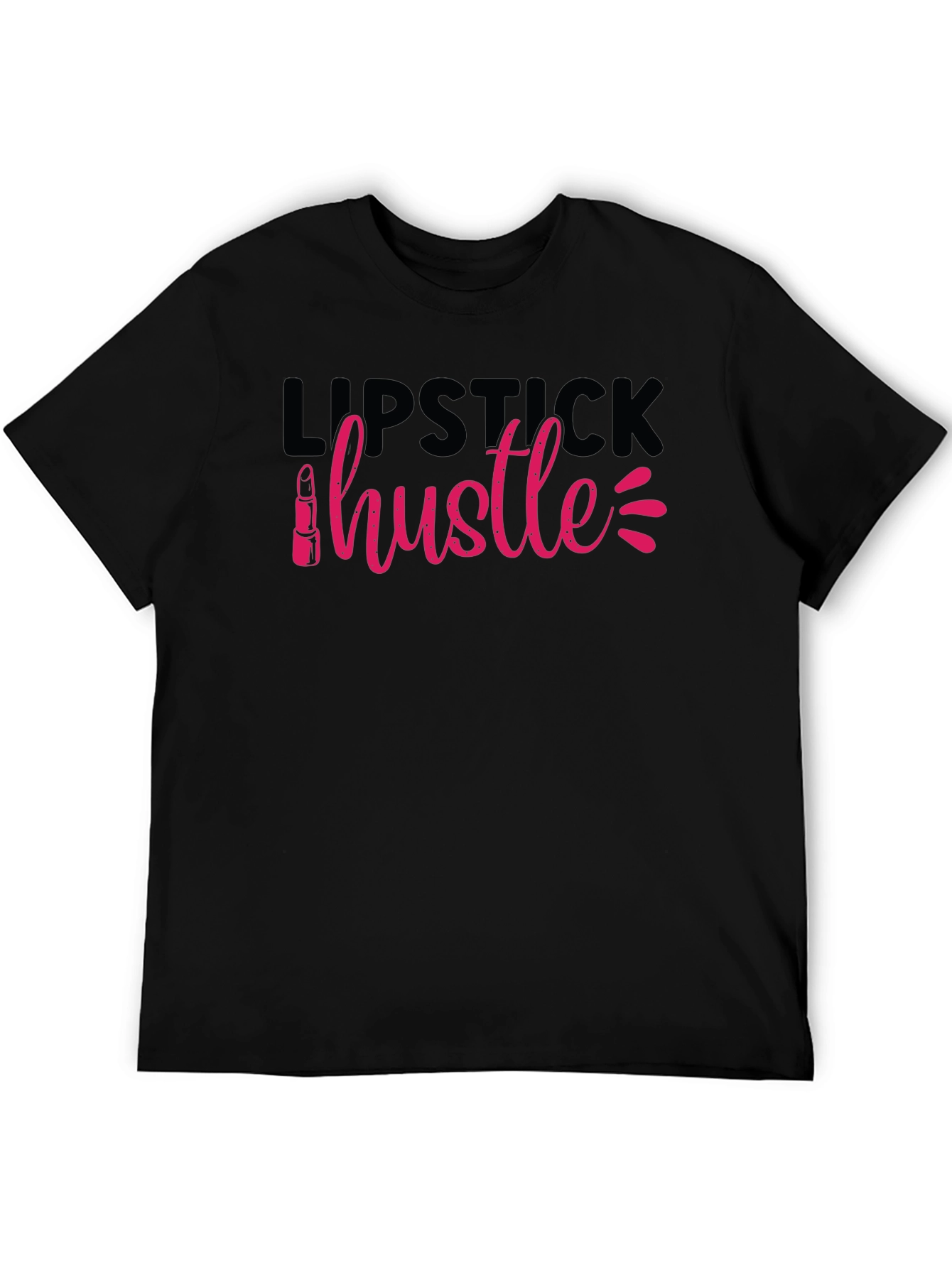 Lipstick Hustle Graphic Tee - Unisex Cotton T-Shirt