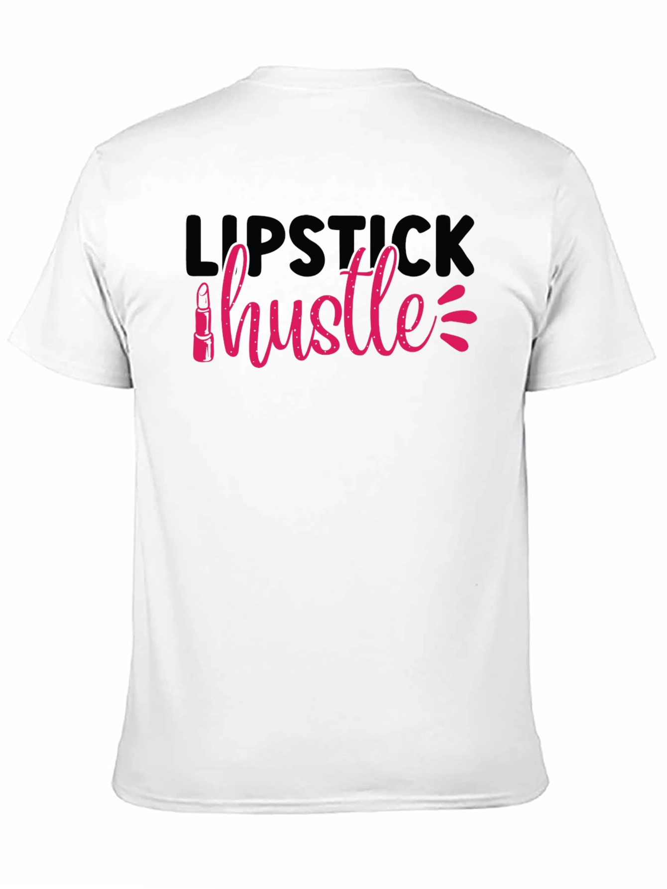 Lipstick Hustle Graphic Tee - Unisex Cotton T-Shirt