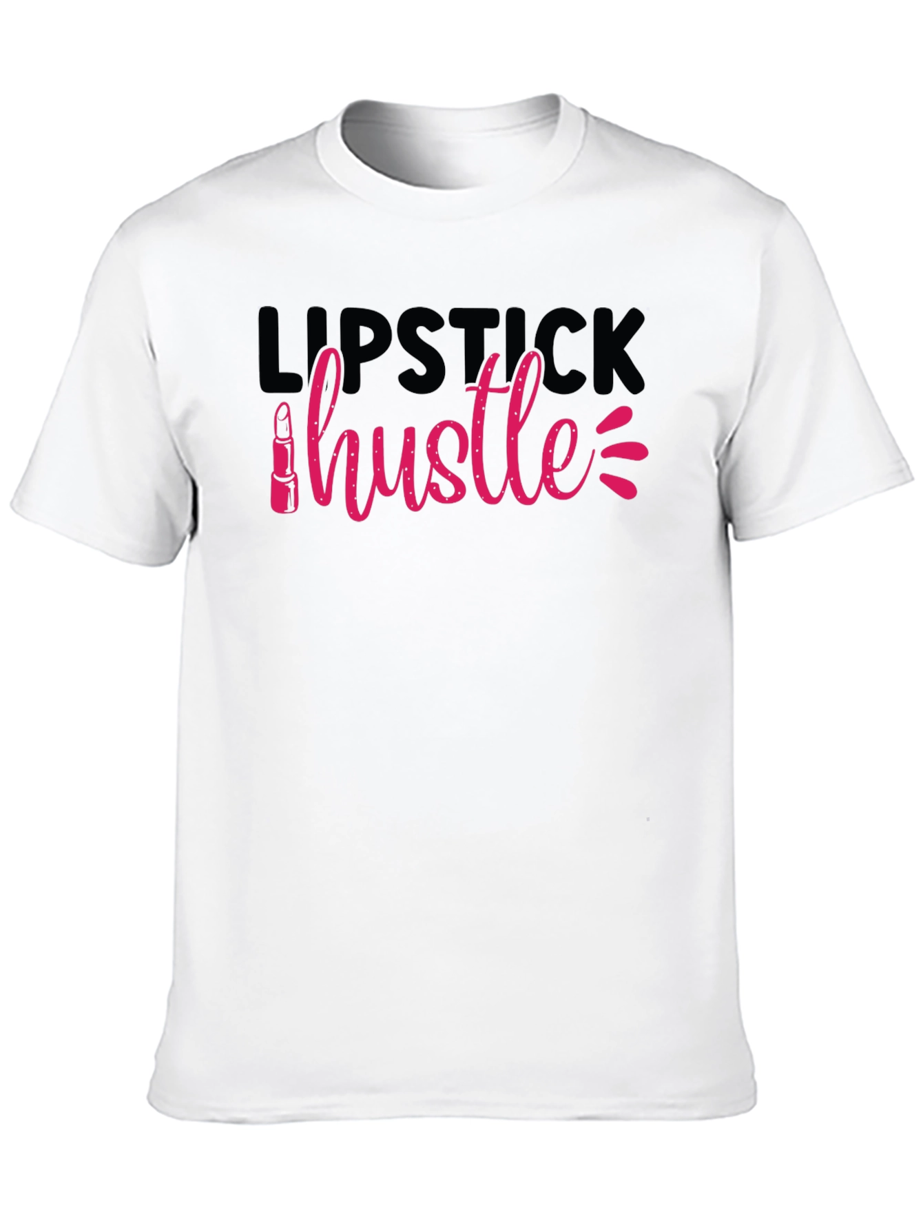 Lipstick Hustle Graphic Tee - Unisex Cotton T-Shirt