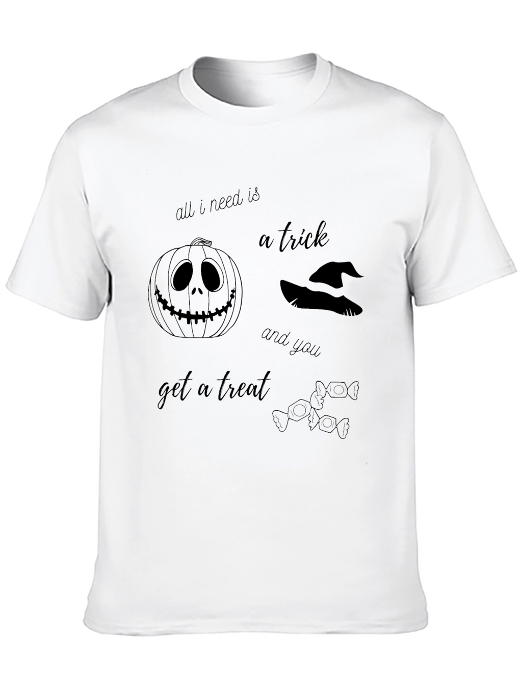 Halloween Trick and Treat Graphic Tee