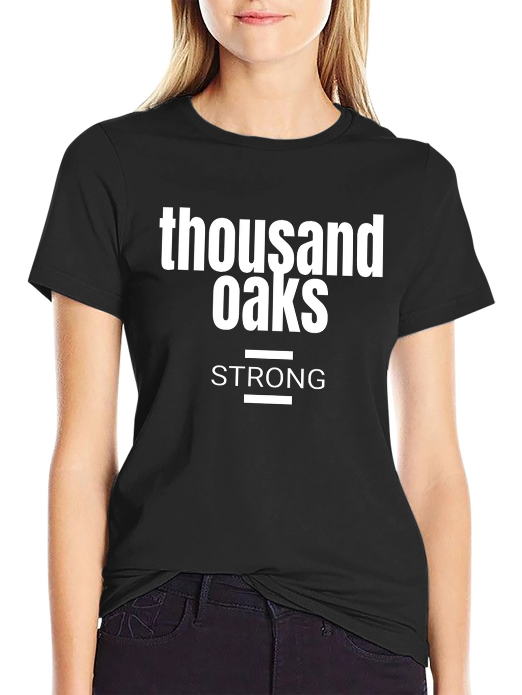 Thousand Oaks Strong Graphic Tee - Black