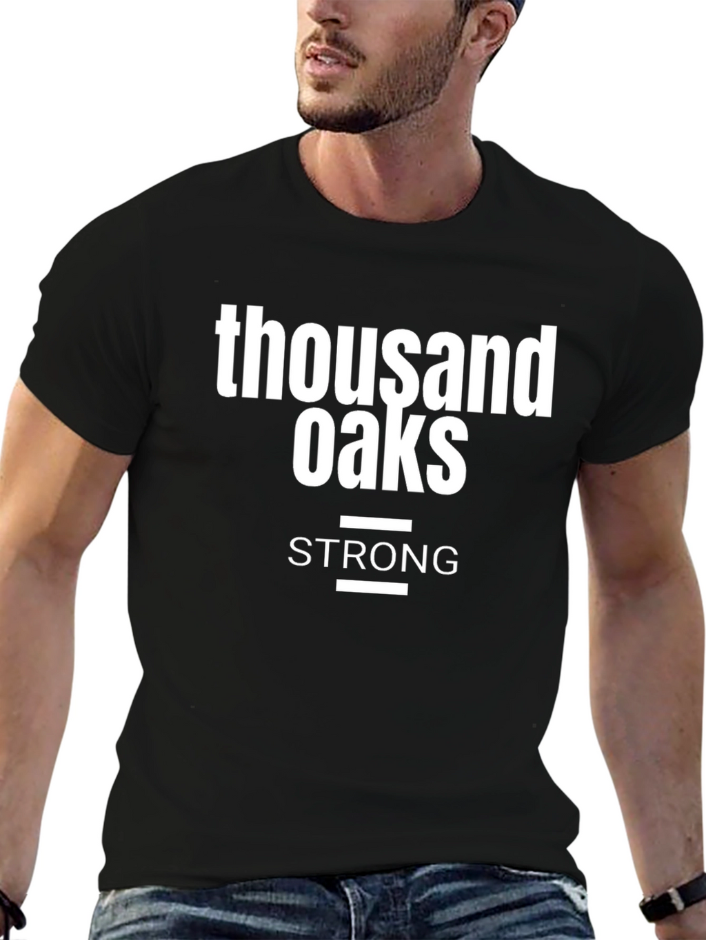Thousand Oaks Strong Graphic Tee - Black