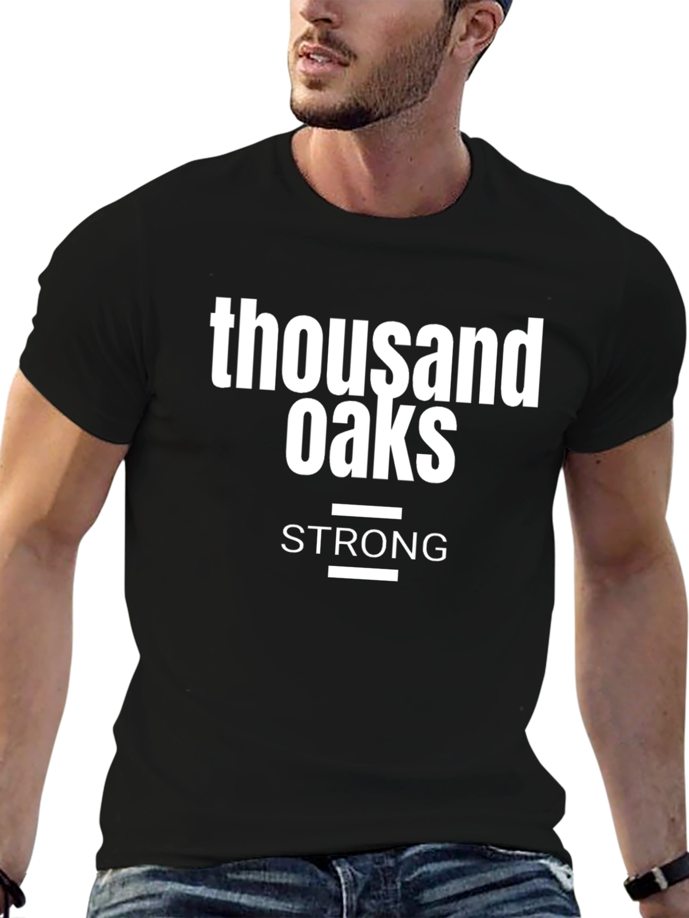 Thousand Oaks Strong Graphic Tee - Black
