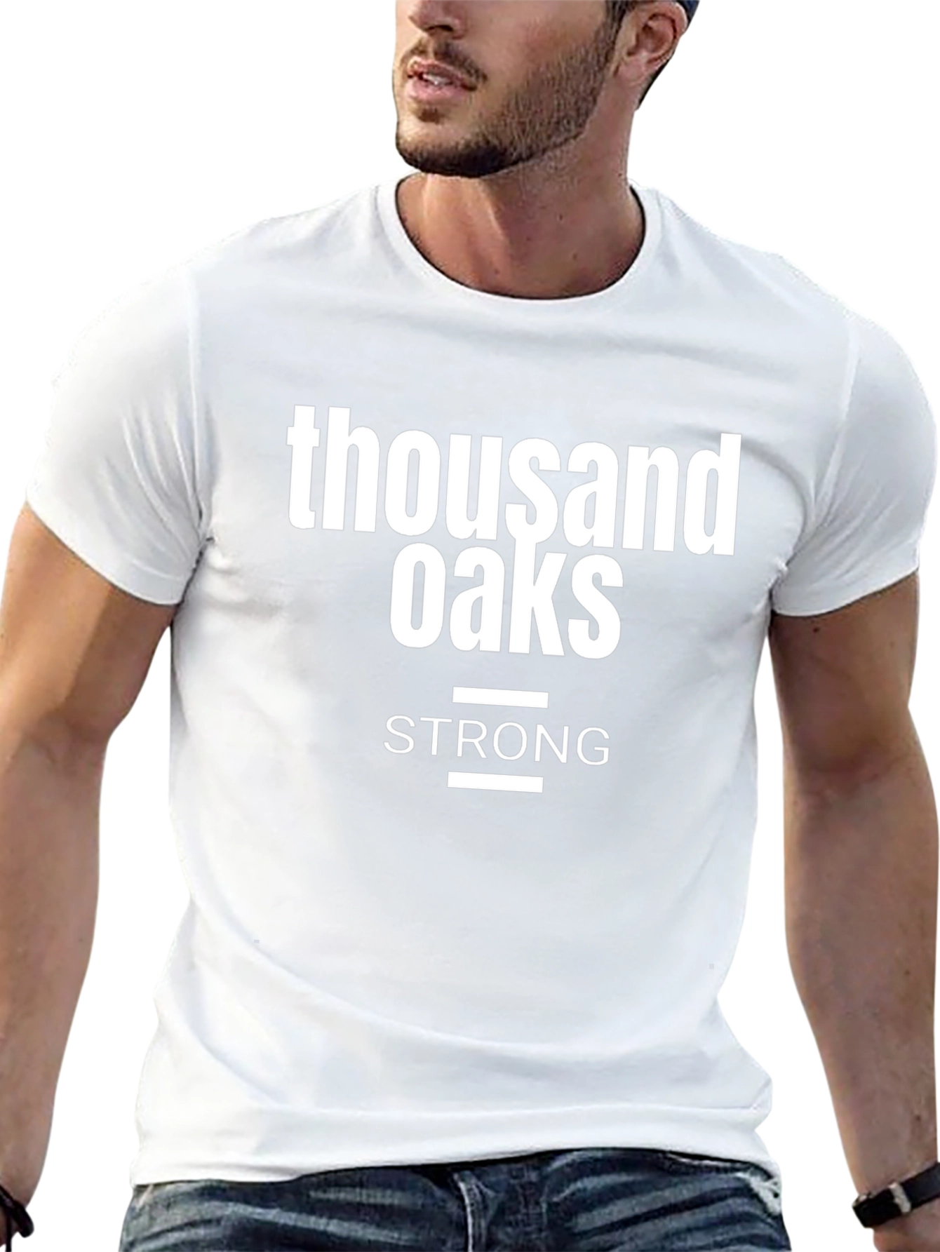 Thousand Oaks Strong Graphic Tee - Black