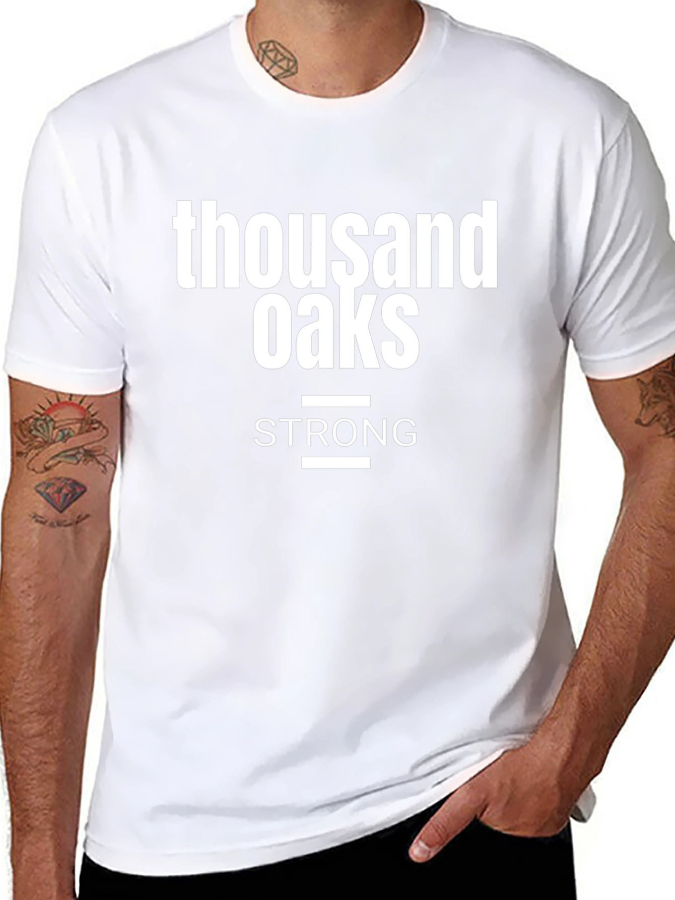 Thousand Oaks Strong Graphic Tee - Black