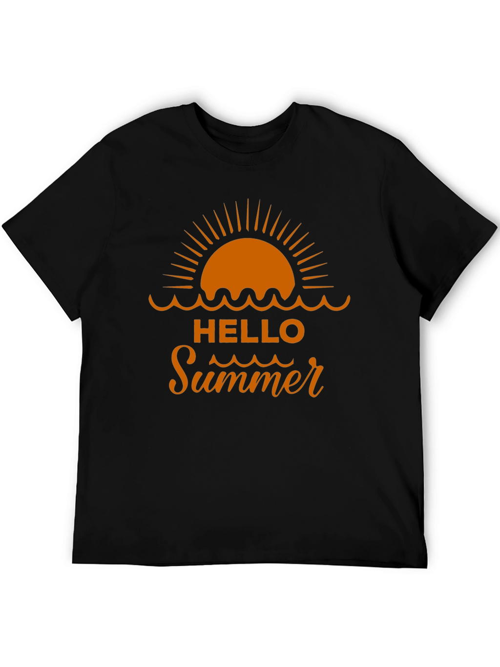 Hello Summer Graphic Tee - Beach Vacation Shirt