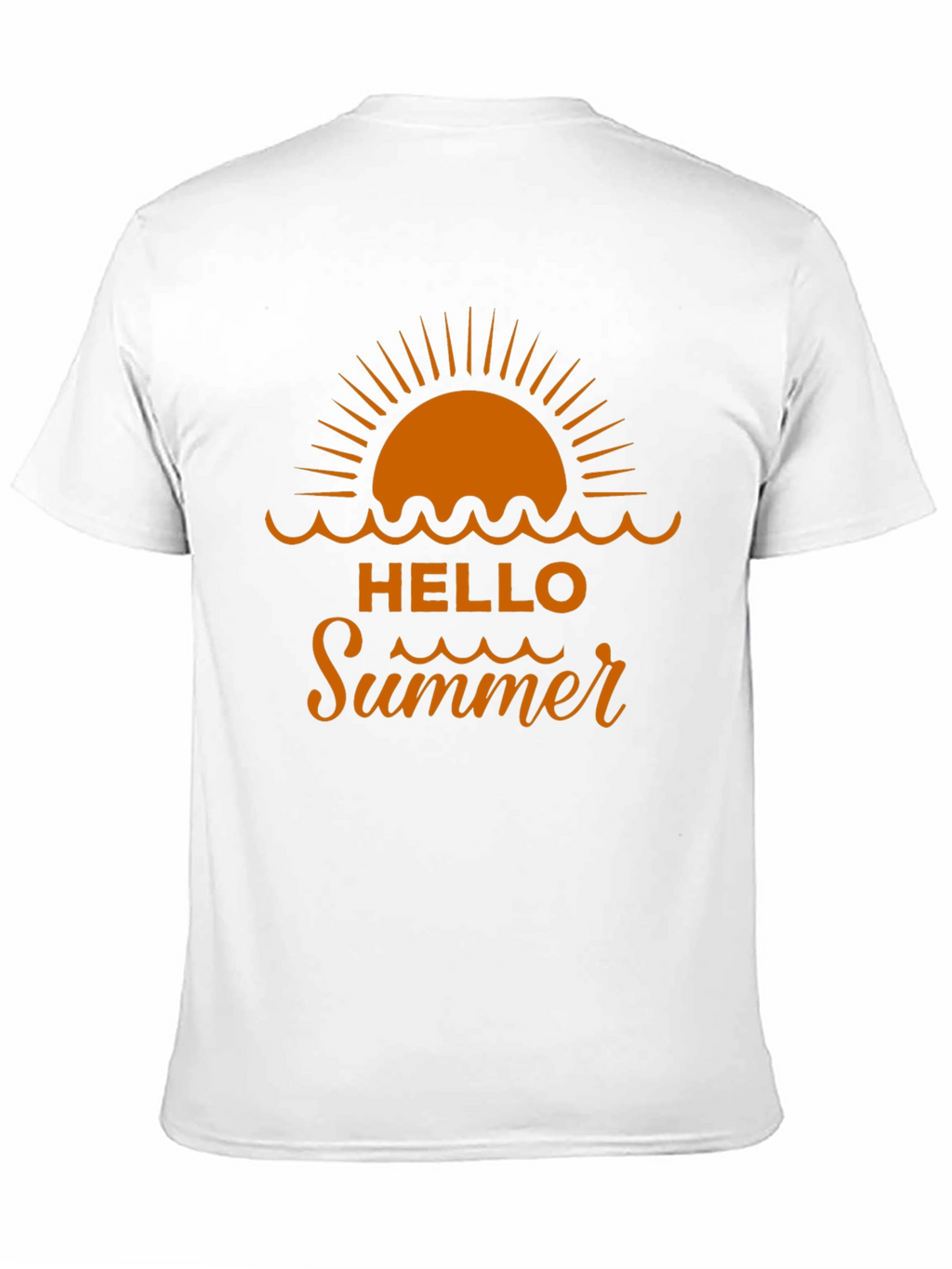 Hello Summer Graphic Tee - Beach Vacation Shirt