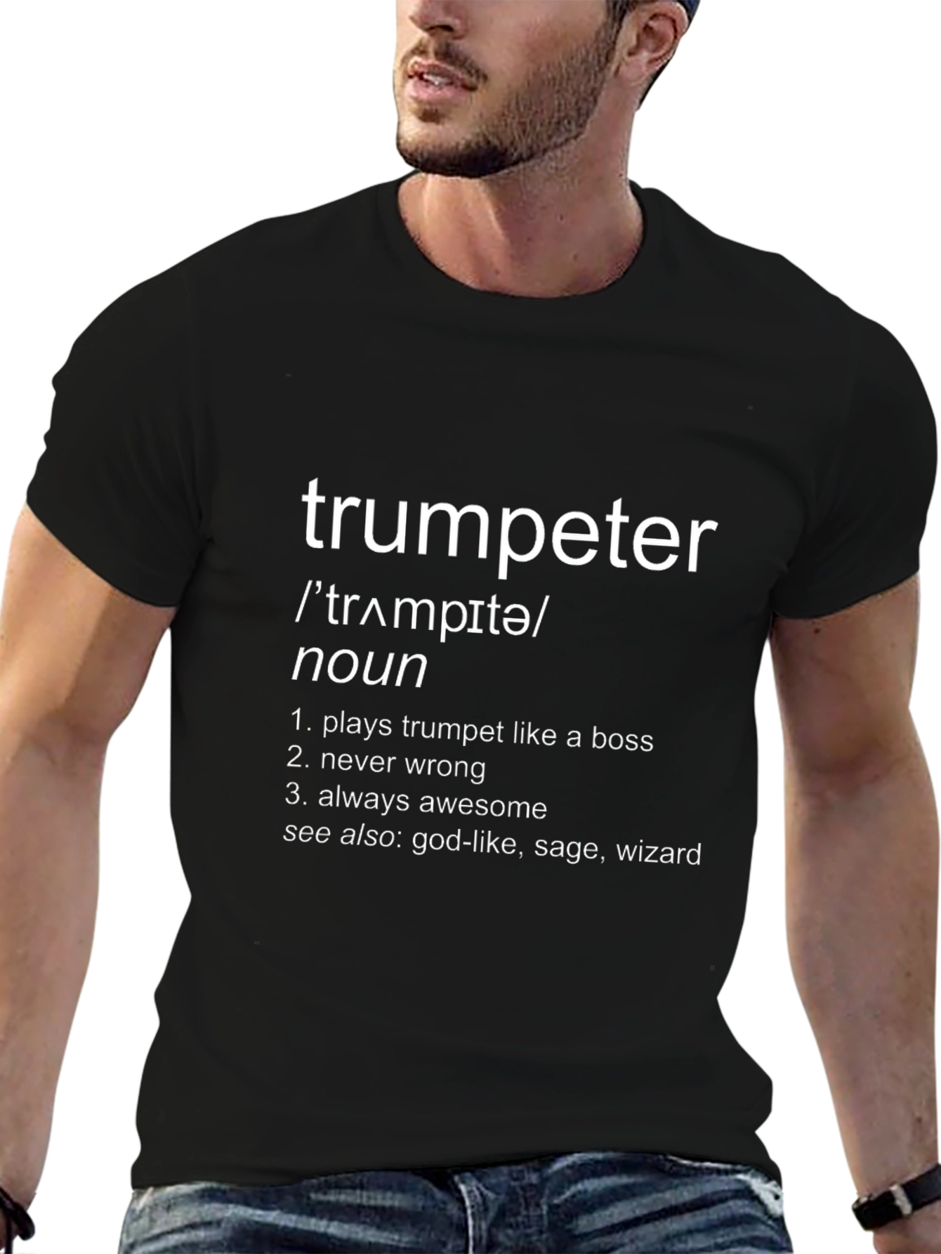Trumpeter Definition T-Shirt - Musician Humor Tee