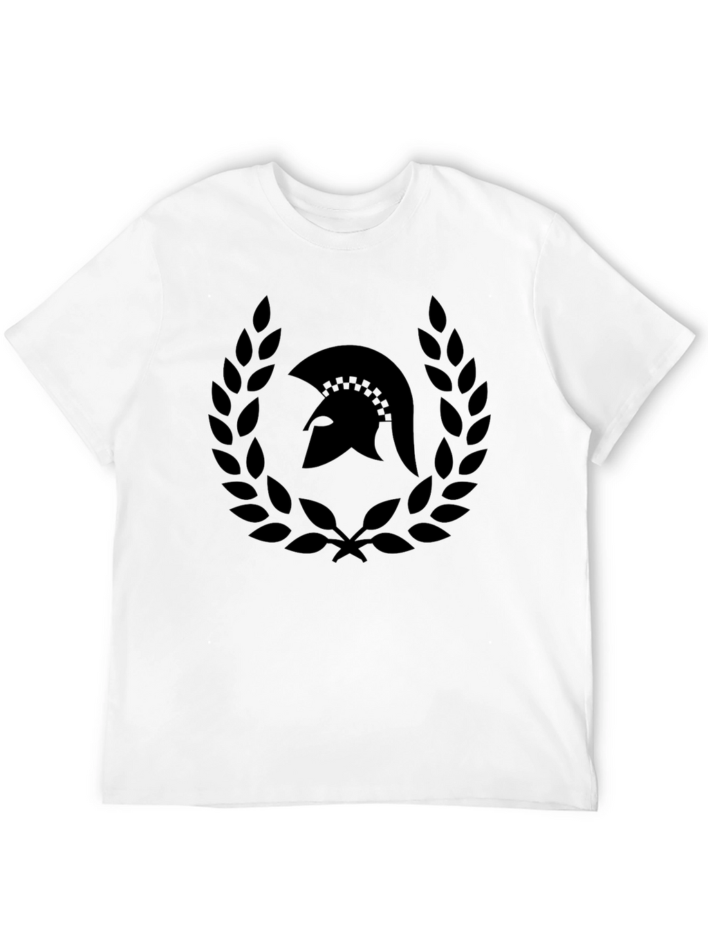 Spartan Laurel Wreath Graphic Tee - Black