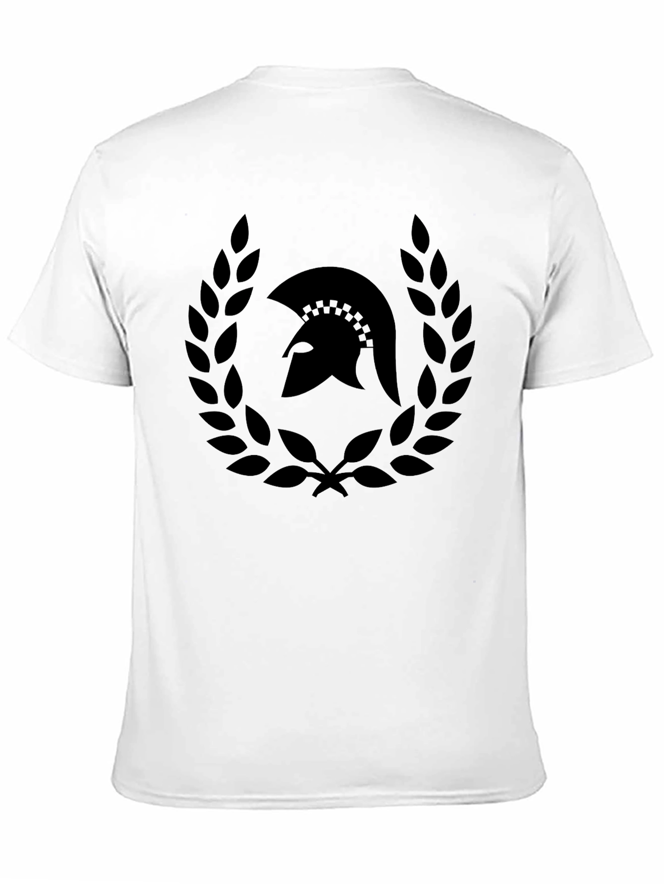 Spartan Laurel Wreath Graphic Tee - Black
