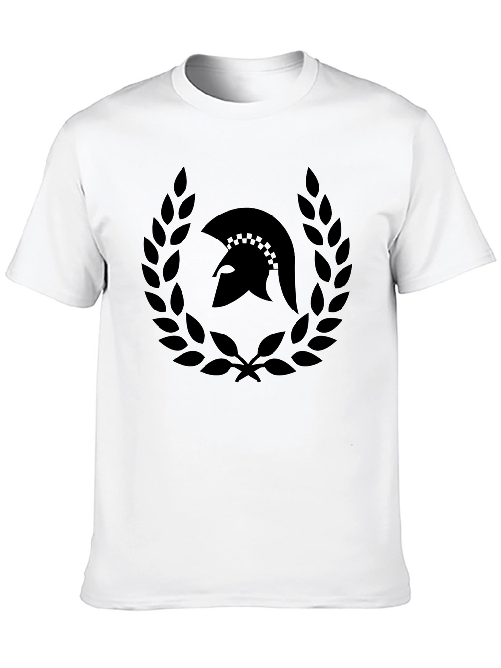 Spartan Laurel Wreath Graphic Tee - Black