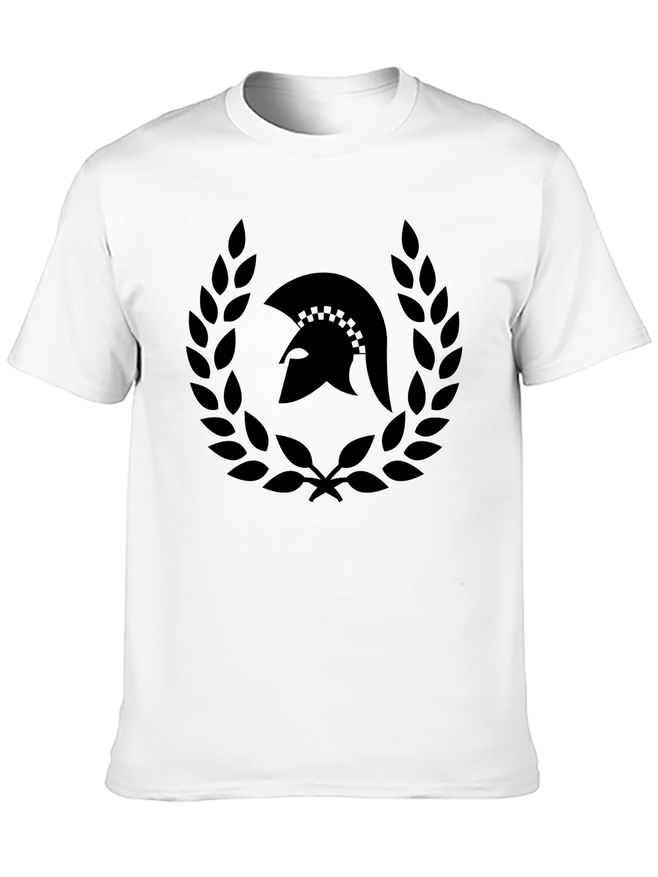 Spartan Laurel Wreath Graphic Tee - Black
