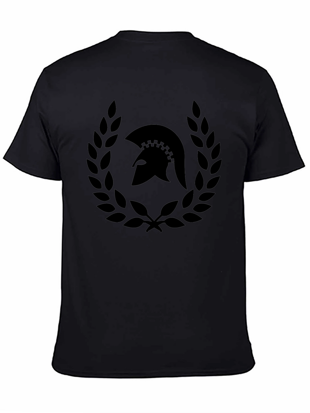 Spartan Laurel Wreath Graphic Tee - Black