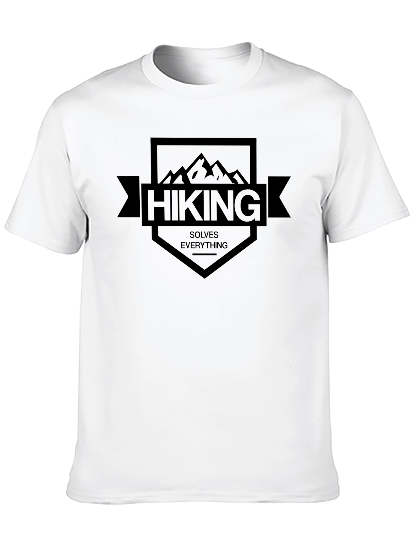 Hiking Solves Everything Graphic Tee