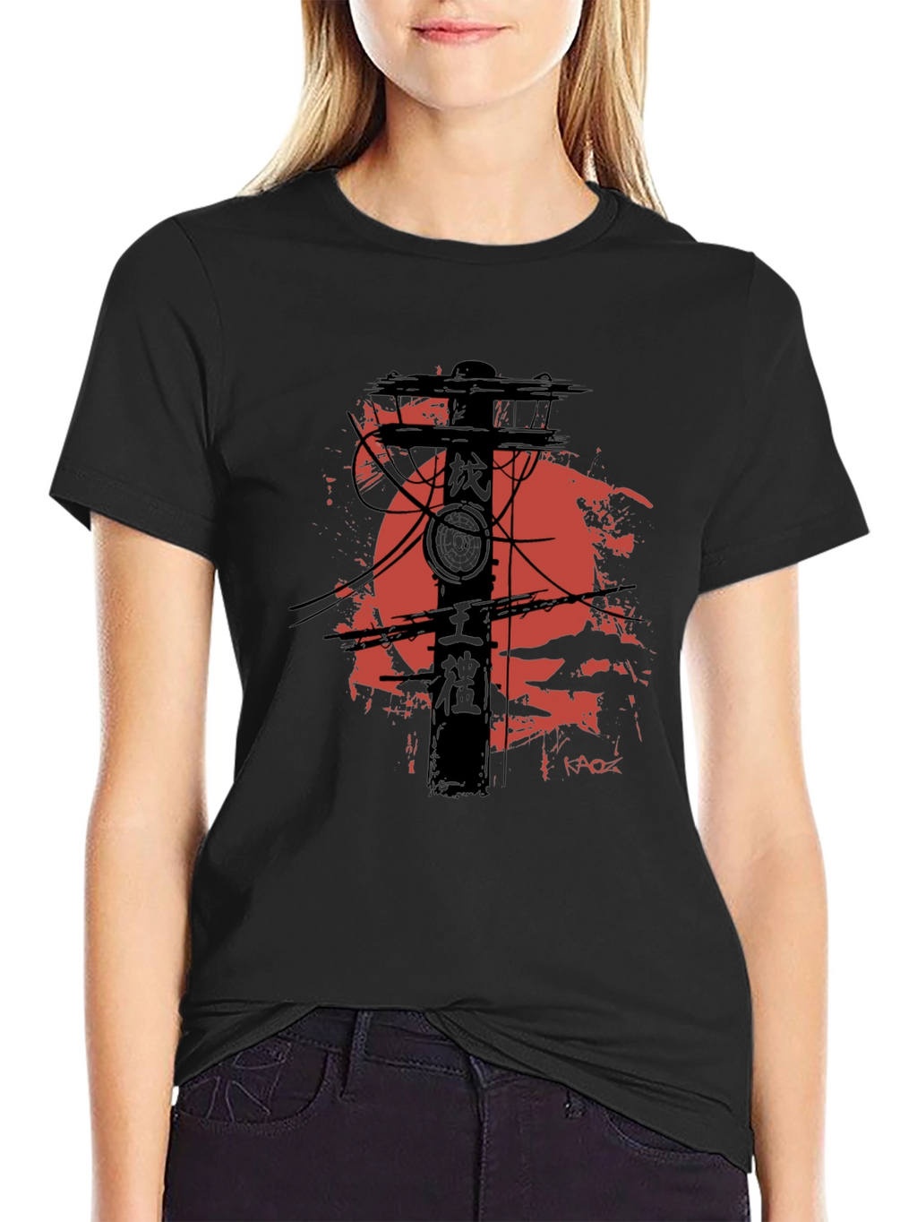 Urban Anime T-Shirt - Black