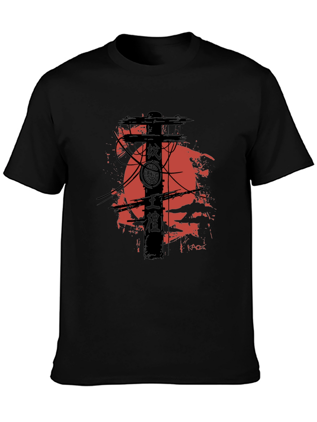 Urban Anime T-Shirt - Black