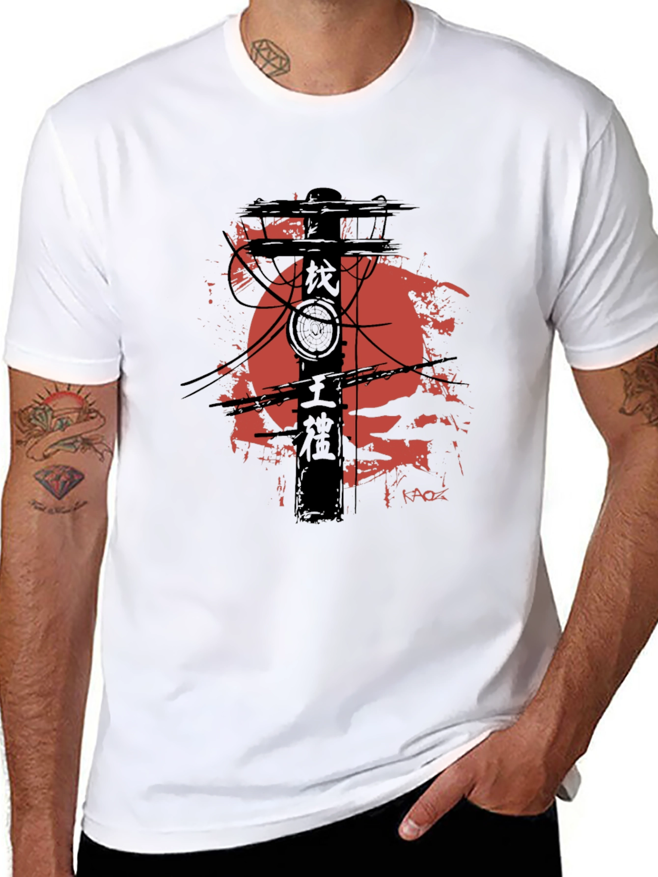 Urban Anime T-Shirt - Black