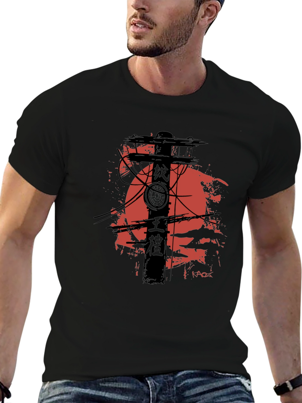 Urban Anime T-Shirt - Black