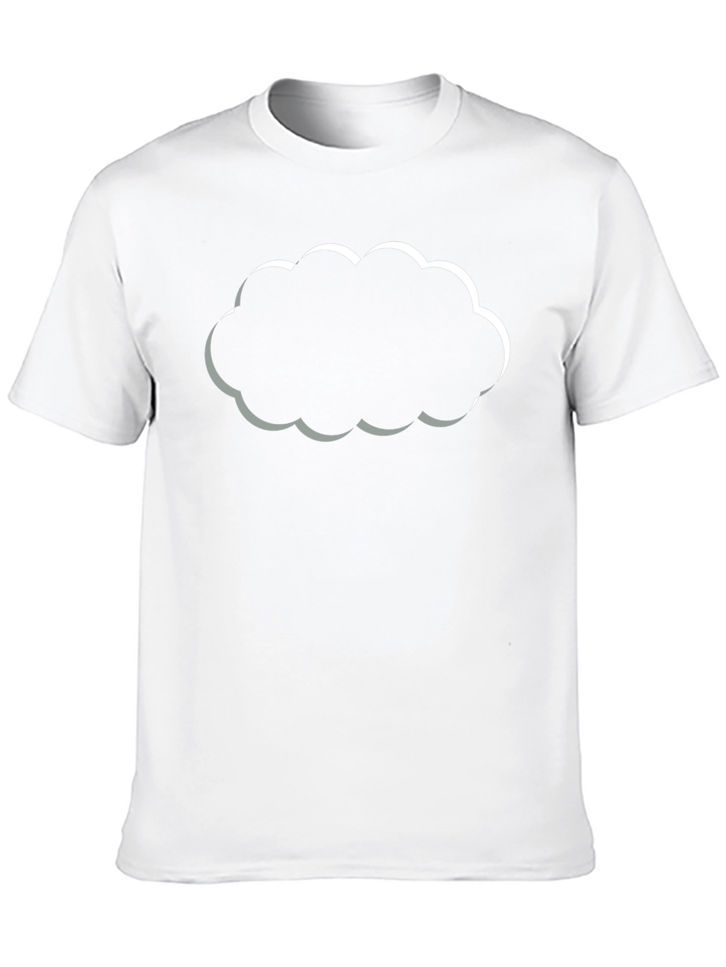 Cloud Graphic Black T-Shirt - Trendy & Stylish