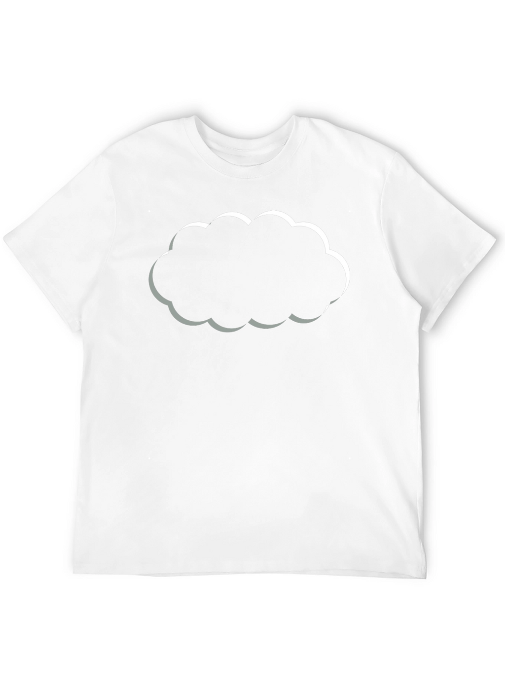 Cloud Graphic Black T-Shirt - Trendy & Stylish