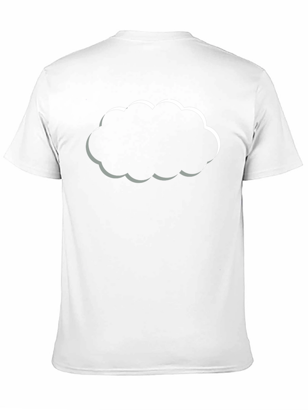 Cloud Graphic Black T-Shirt - Trendy & Stylish