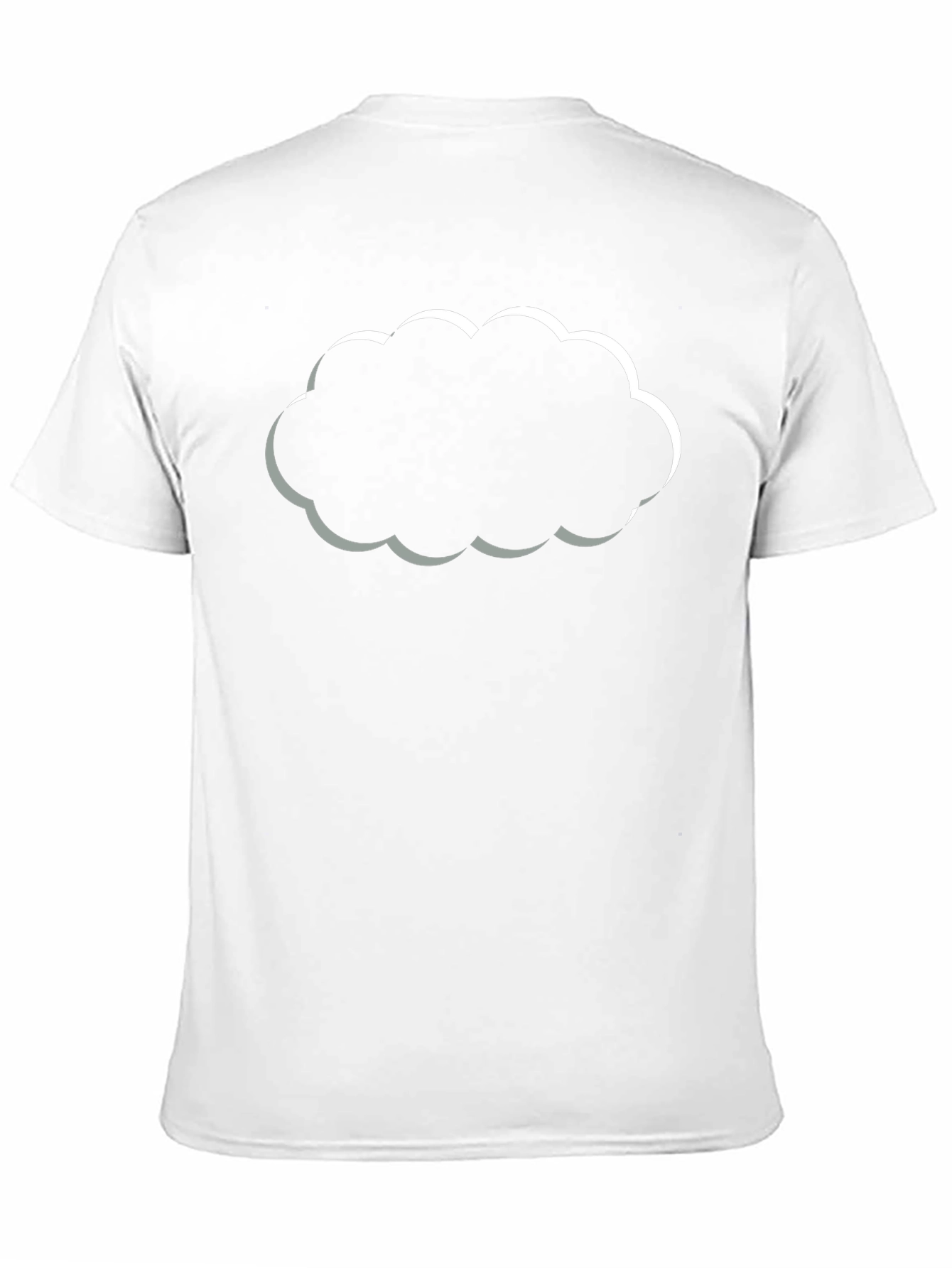 Cloud Graphic Black T-Shirt - Trendy & Stylish