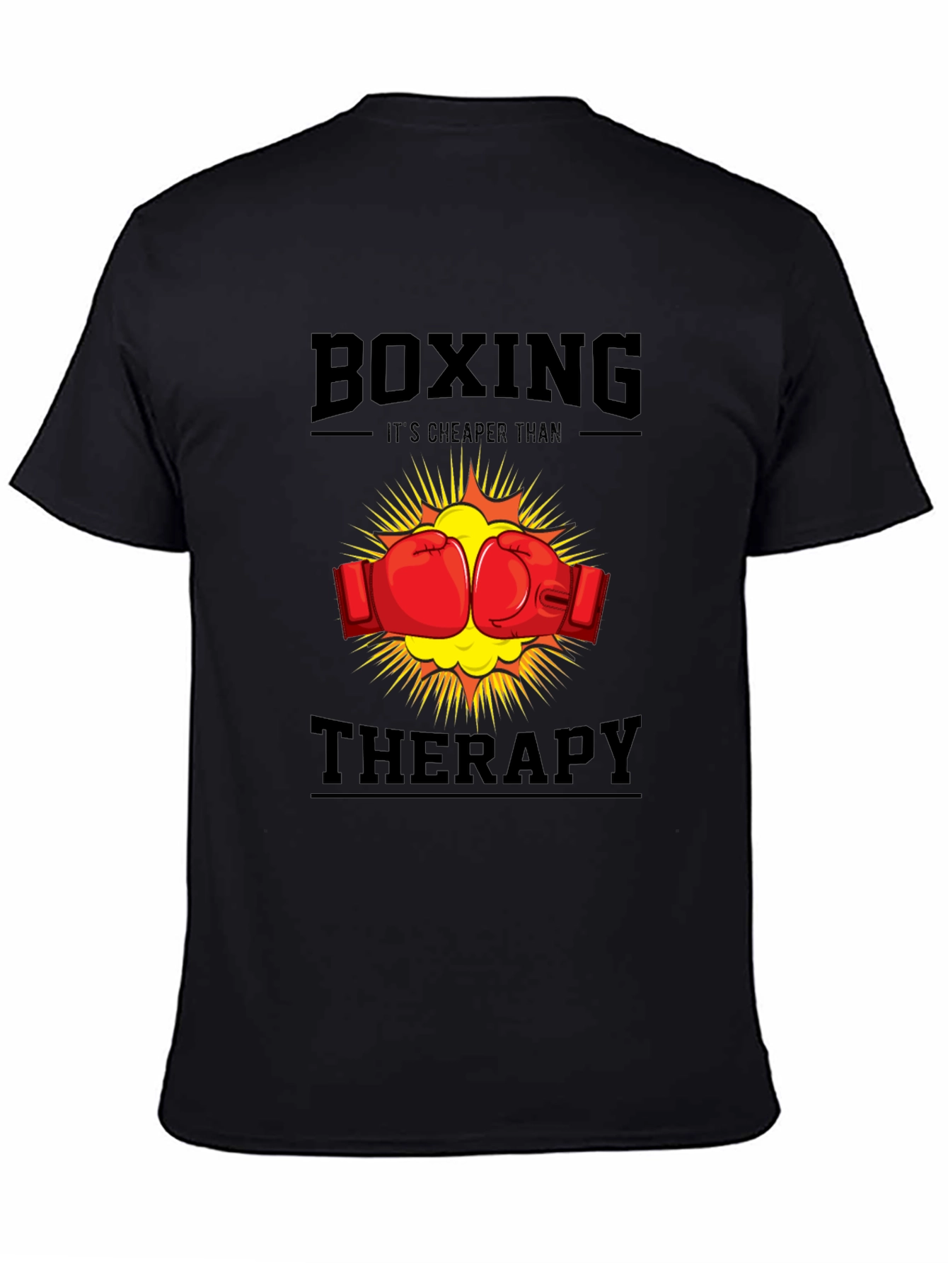 Boxing Therapy T-Shirt - Punch Away Your Problems!