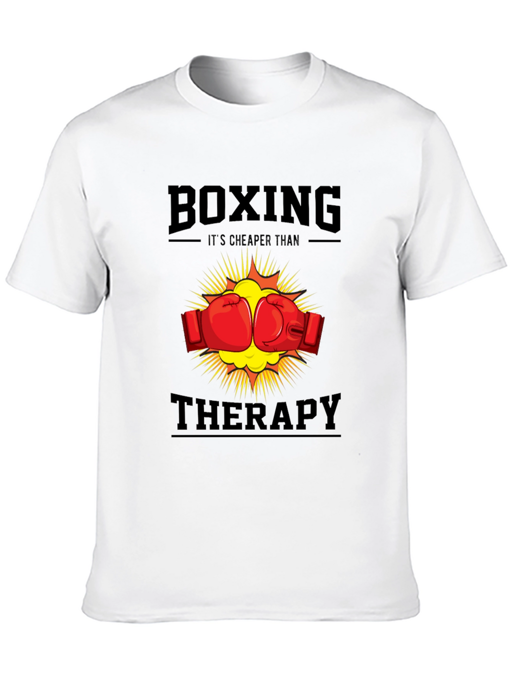 Boxing Therapy T-Shirt - Punch Away Your Problems!
