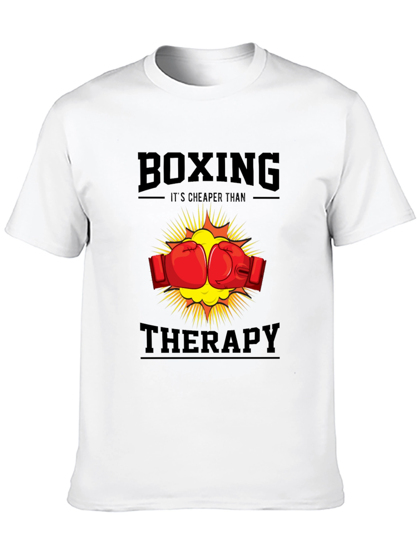 Boxing Therapy T-Shirt - Punch Away Your Problems!