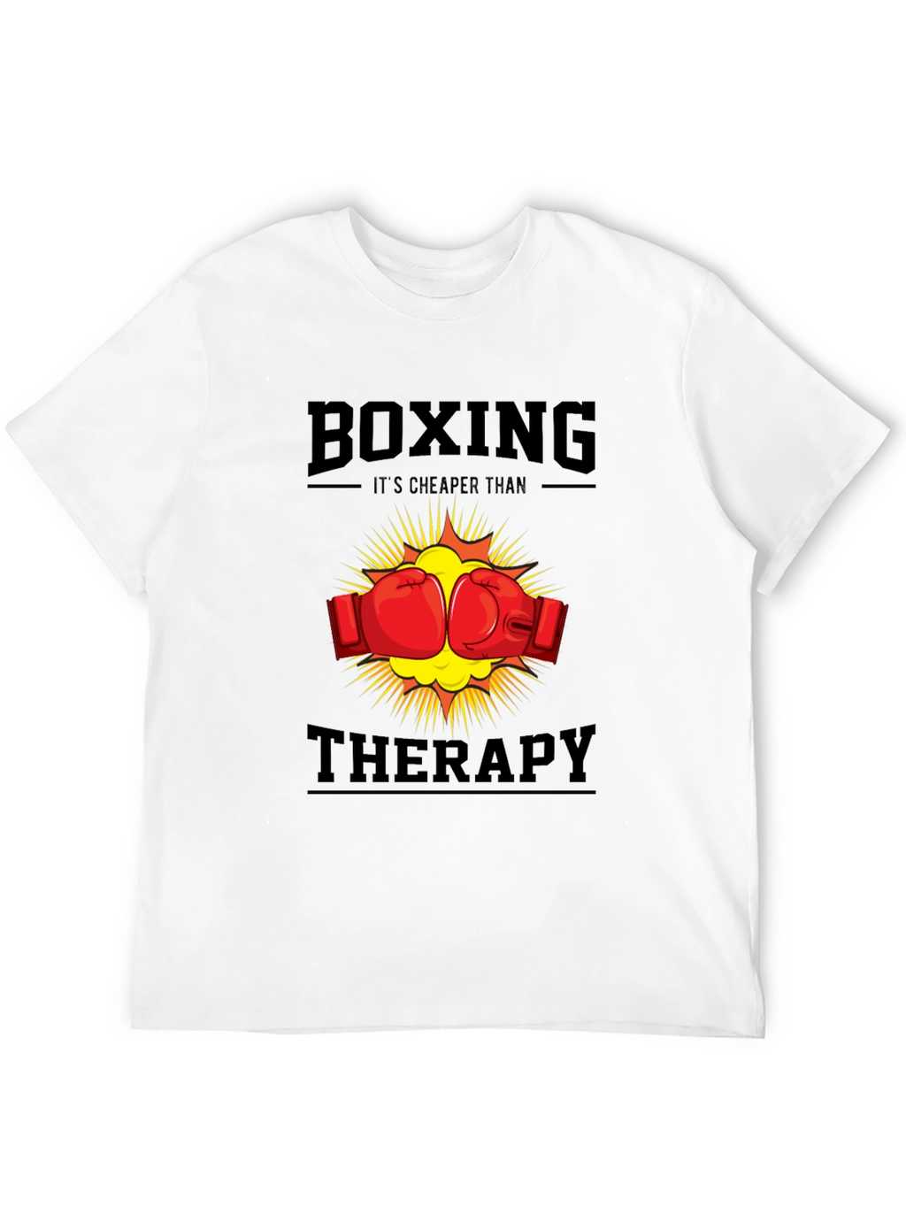 Boxing Therapy T-Shirt - Punch Away Your Problems!