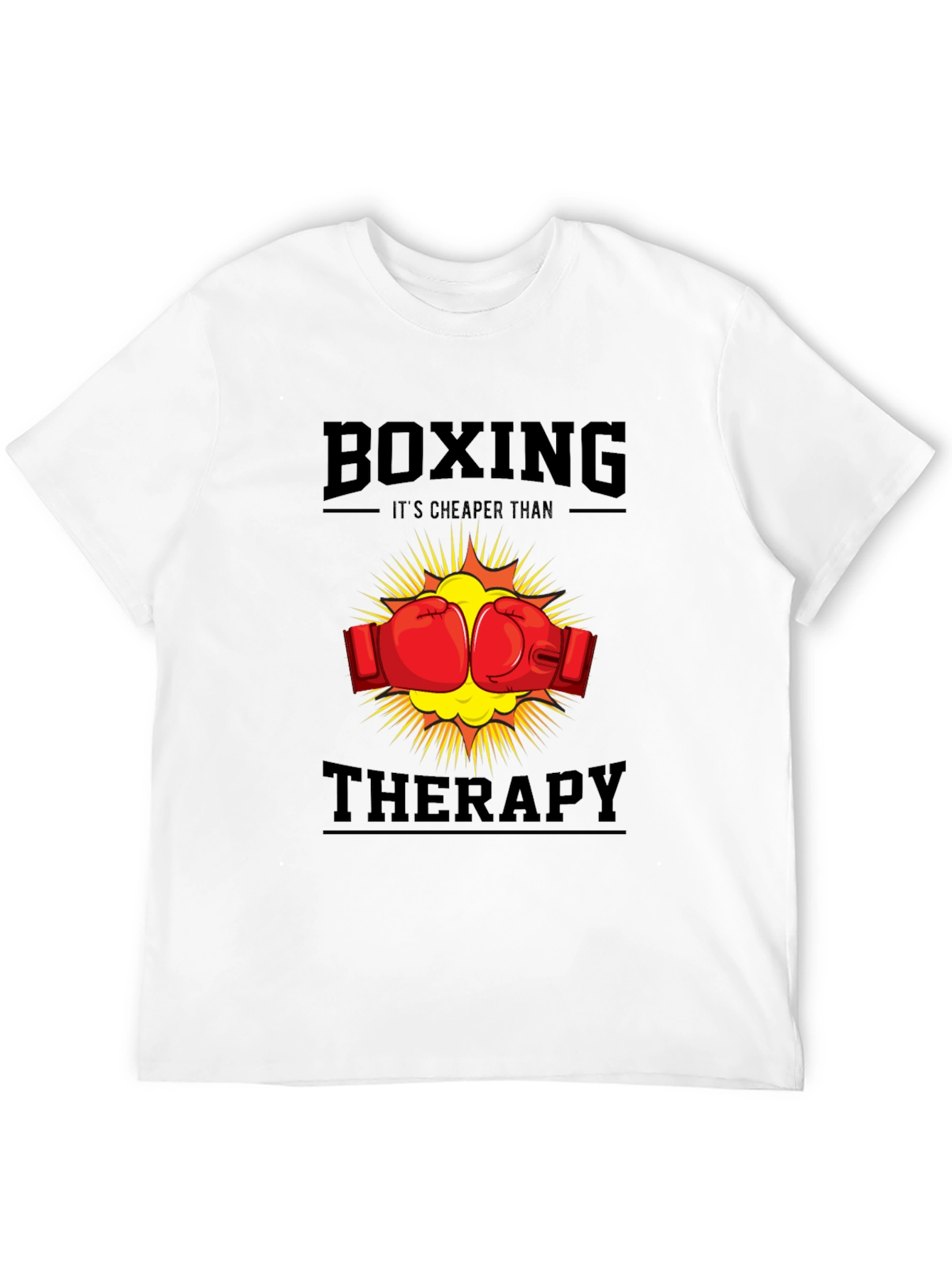 Boxing Therapy T-Shirt - Punch Away Your Problems!