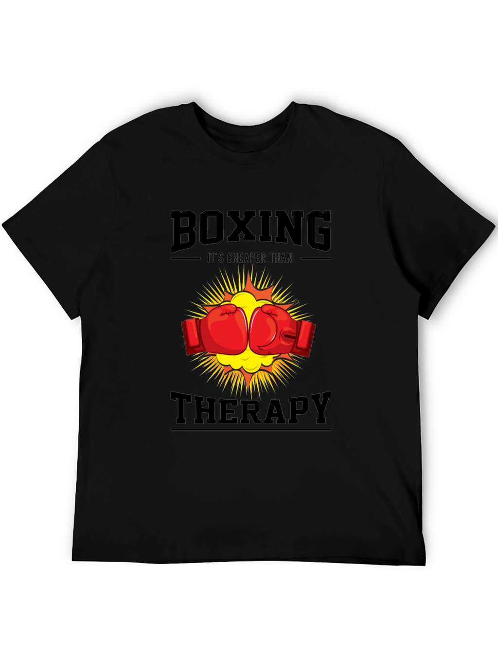 Boxing Therapy T-Shirt - Punch Away Your Problems!
