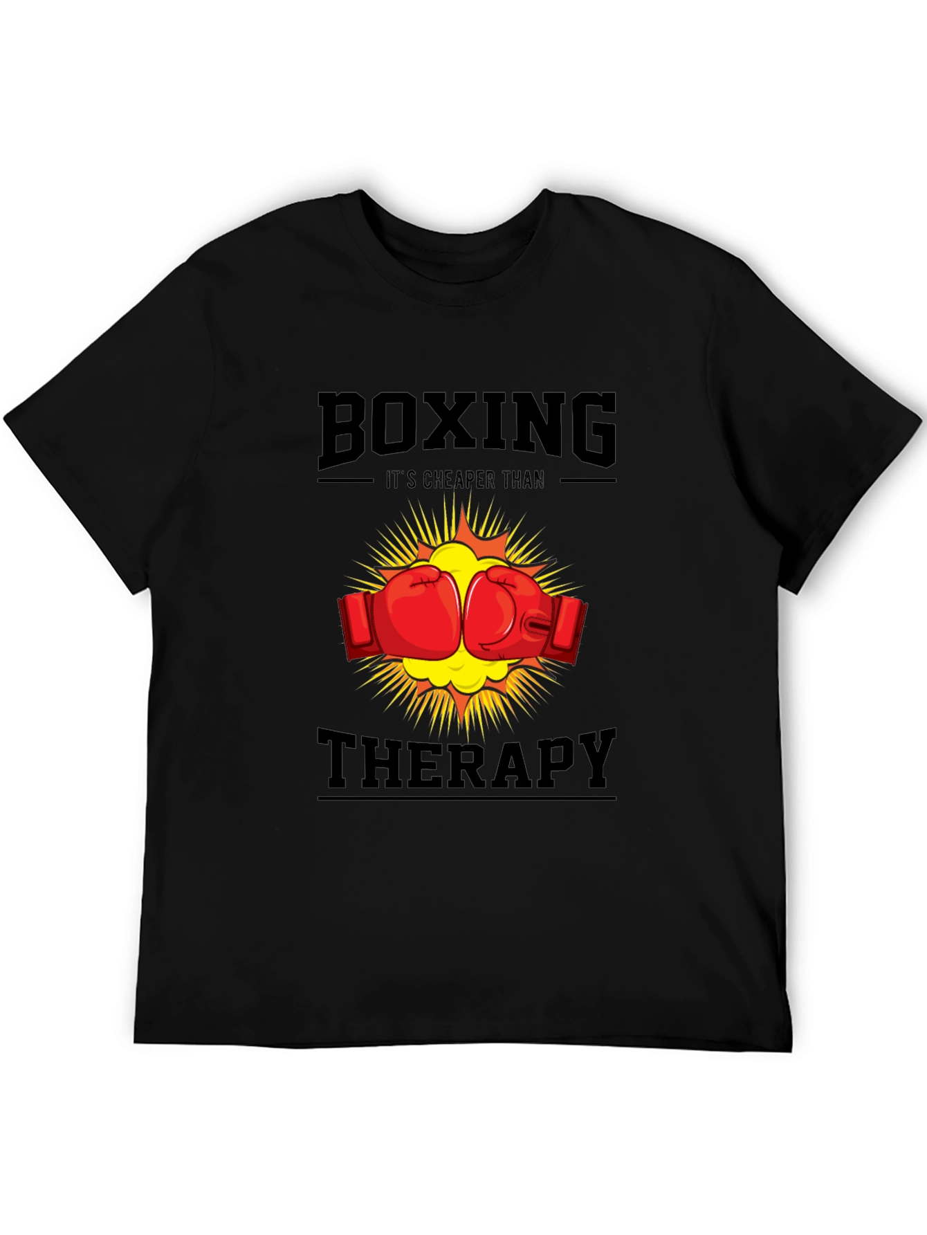 Boxing Therapy T-Shirt - Punch Away Your Problems!