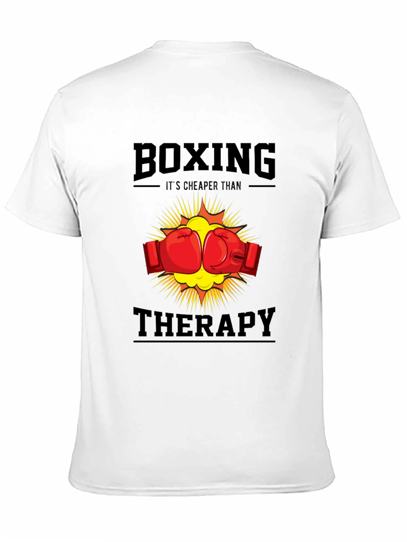 Boxing Therapy T-Shirt - Punch Away Your Problems!