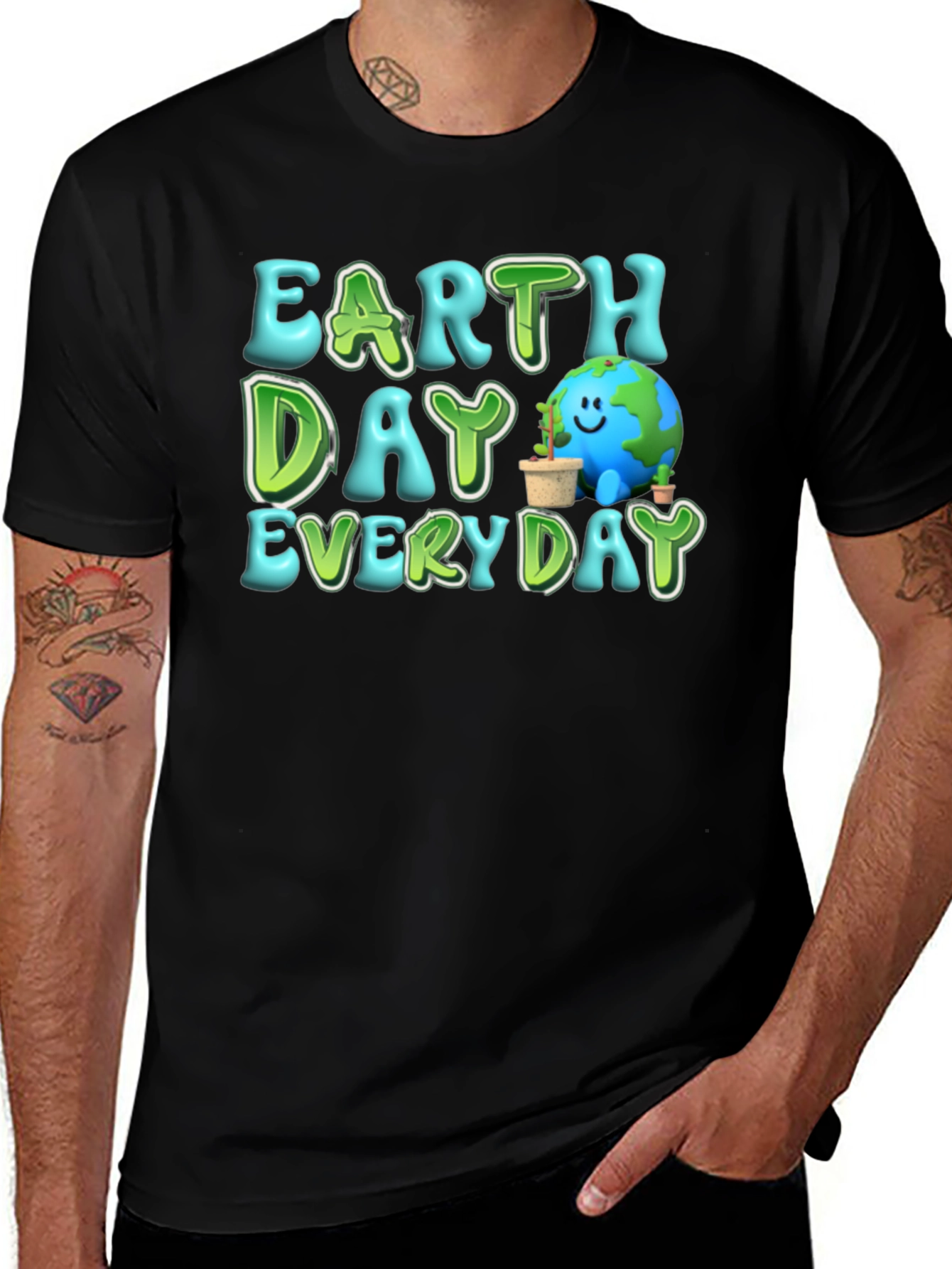 Earth Day Everyday Graphic T-Shirt