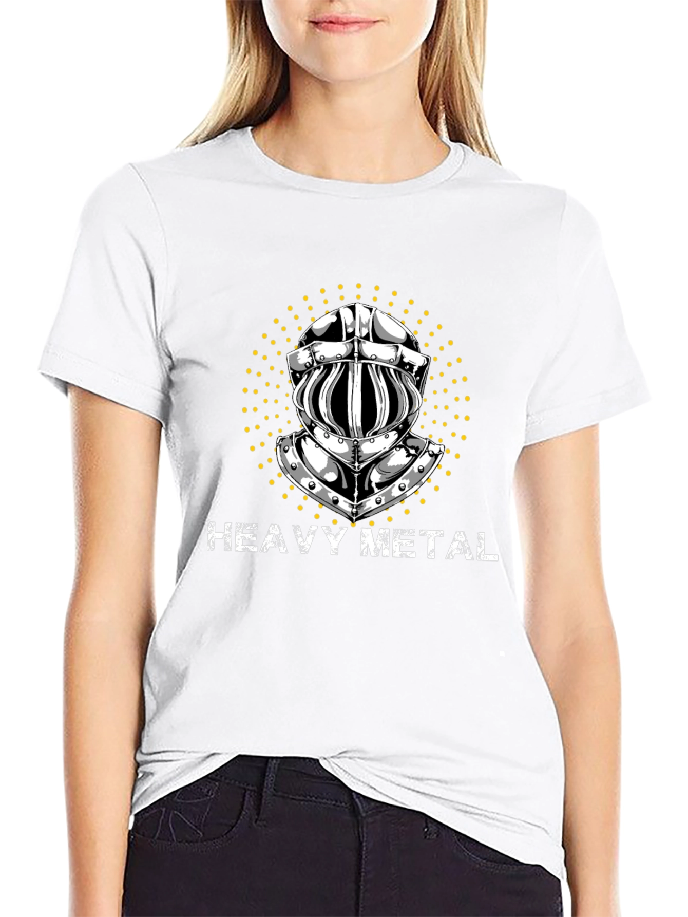 Heavy Metal Knight T-Shirt - Black Graphic Tee