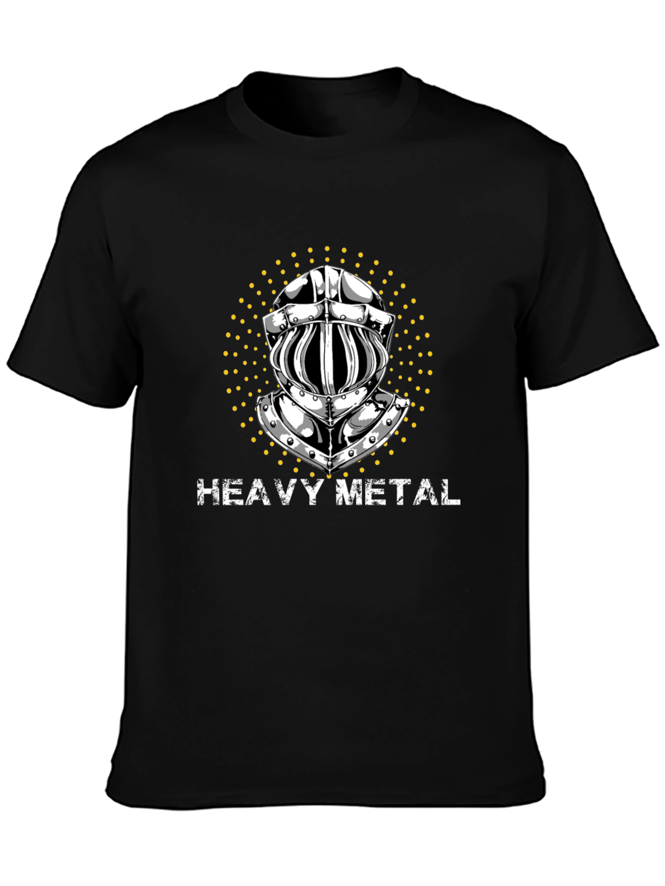 Heavy Metal Knight T-Shirt - Black Graphic Tee