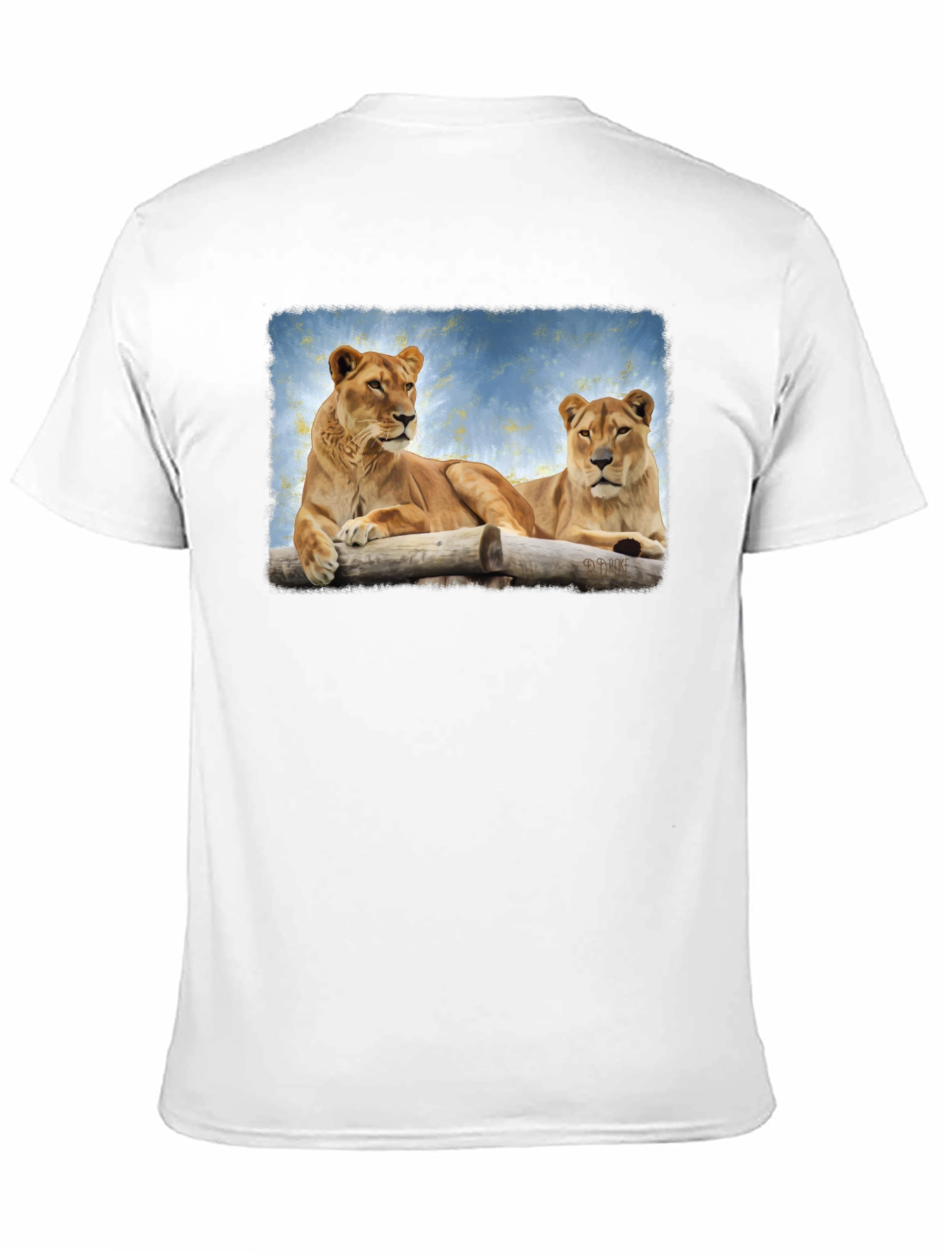 Lioness Graphic Print Black T-Shirt