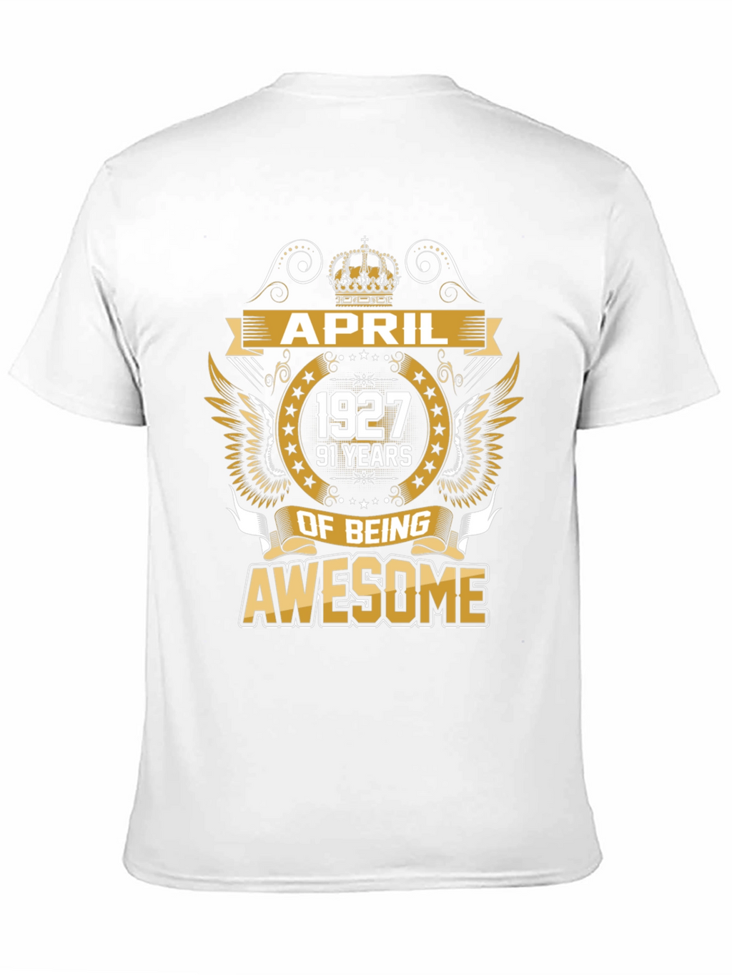 April 1927 Awesome Black T-Shirt