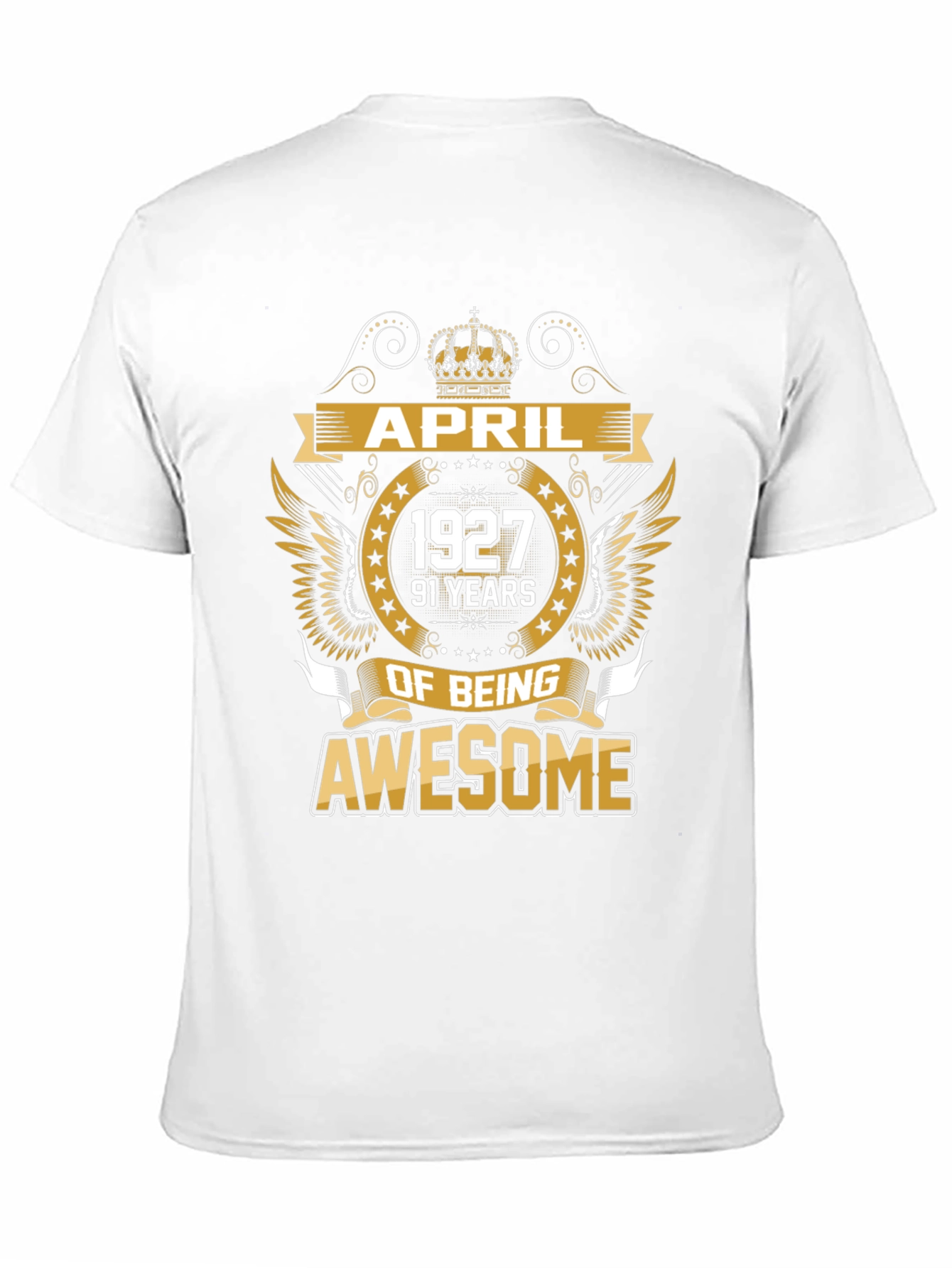 April 1927 Awesome Black T-Shirt
