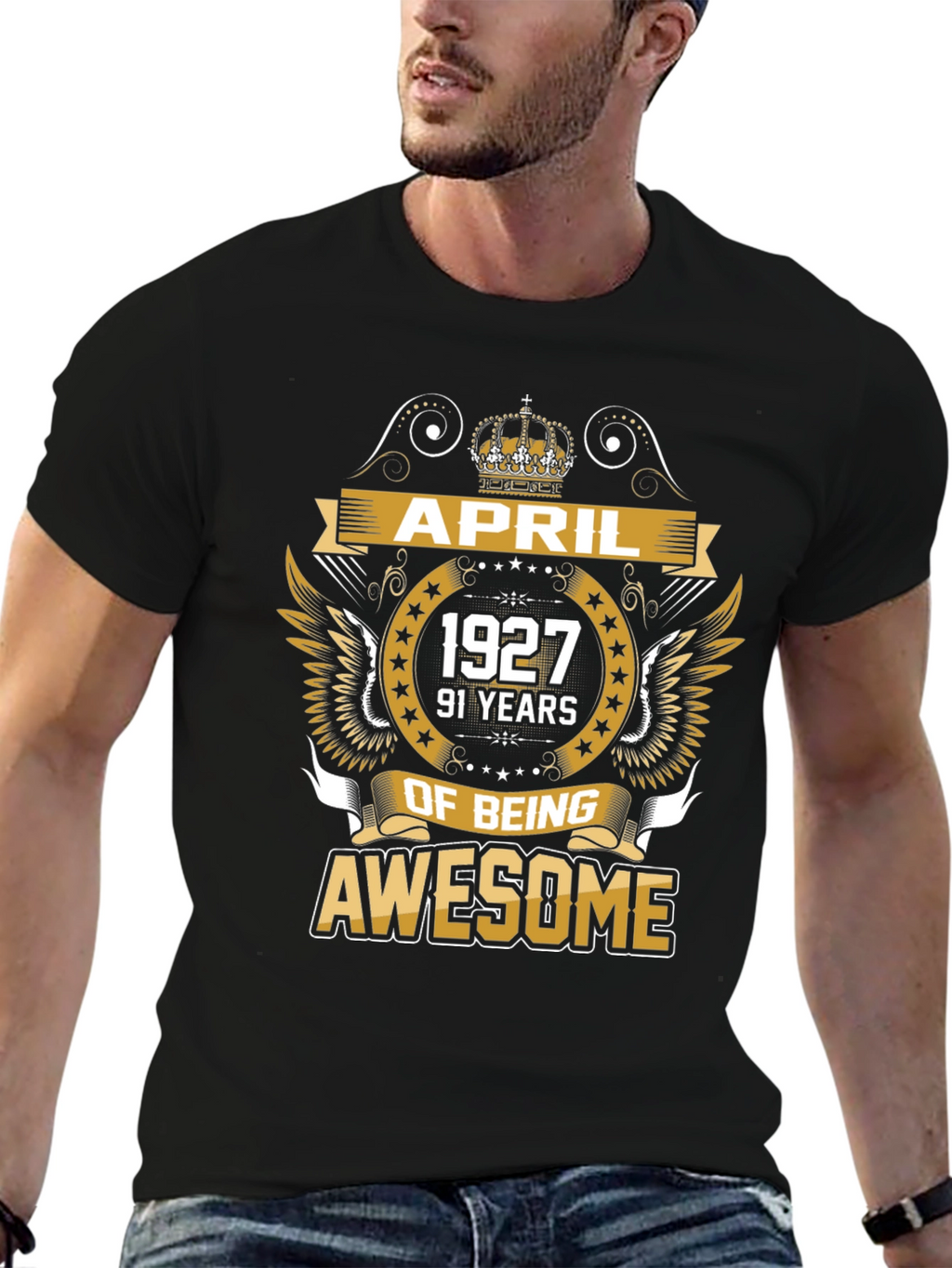 April 1927 Awesome Black T-Shirt